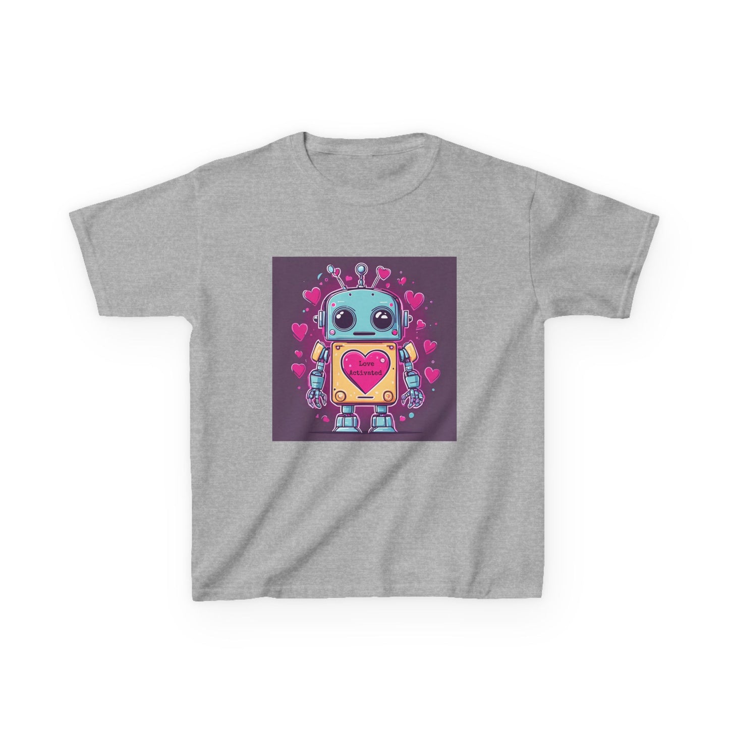 Love Activated - Robot Valentine's Kids' Tee