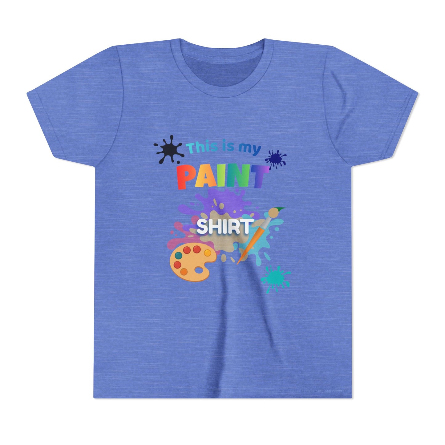 This Is My Paint Shirt Youth Tee SP | Kids Art Palette T-Shirt