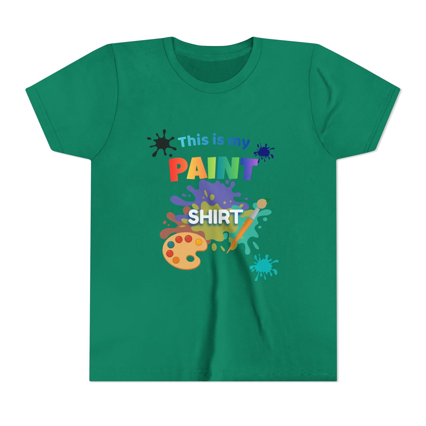 This Is My Paint Shirt Youth Tee SP | Kids Art Palette T-Shirt