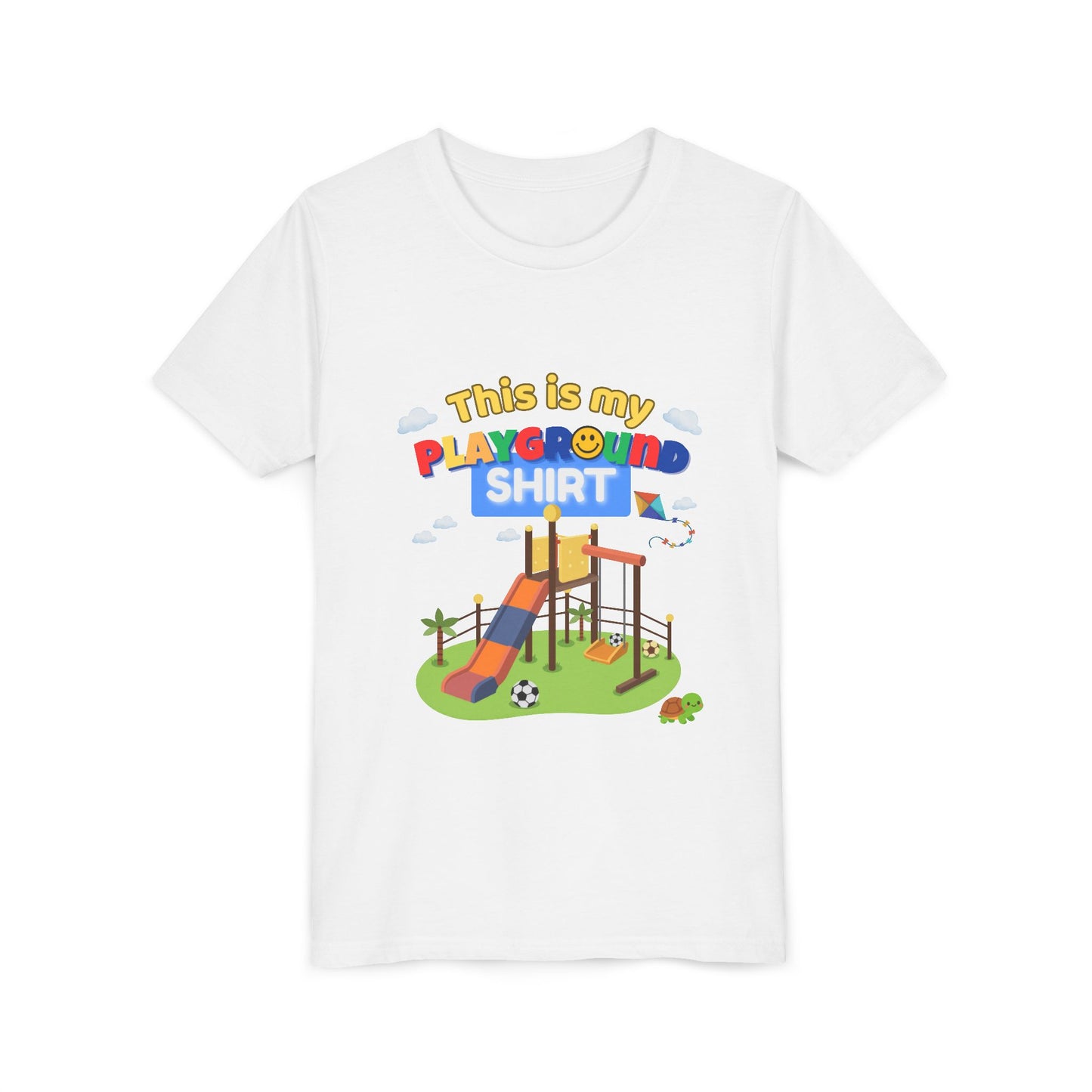 This Is My Playground Shirt Youth Tee | Playground Slide Graphic Shirt