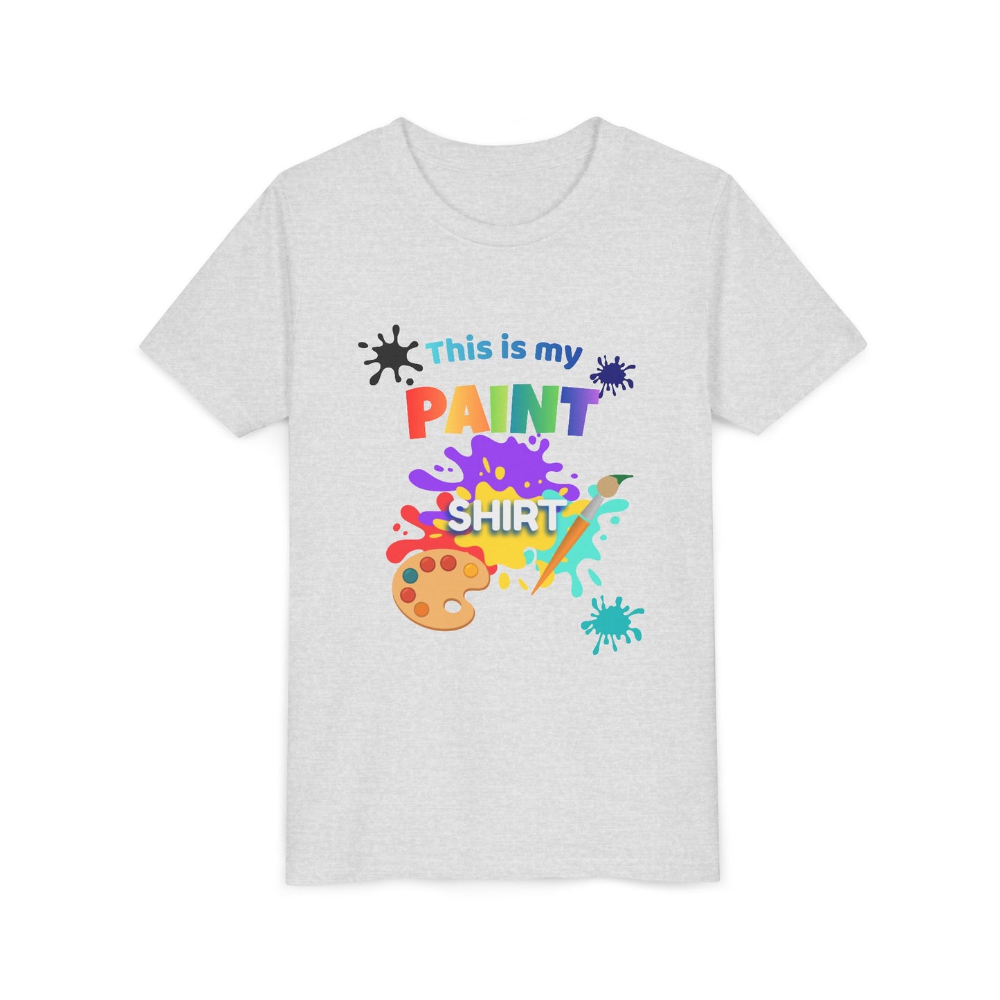 This Is My Paint Shirt Youth Tee SP | Kids Art Palette T-Shirt