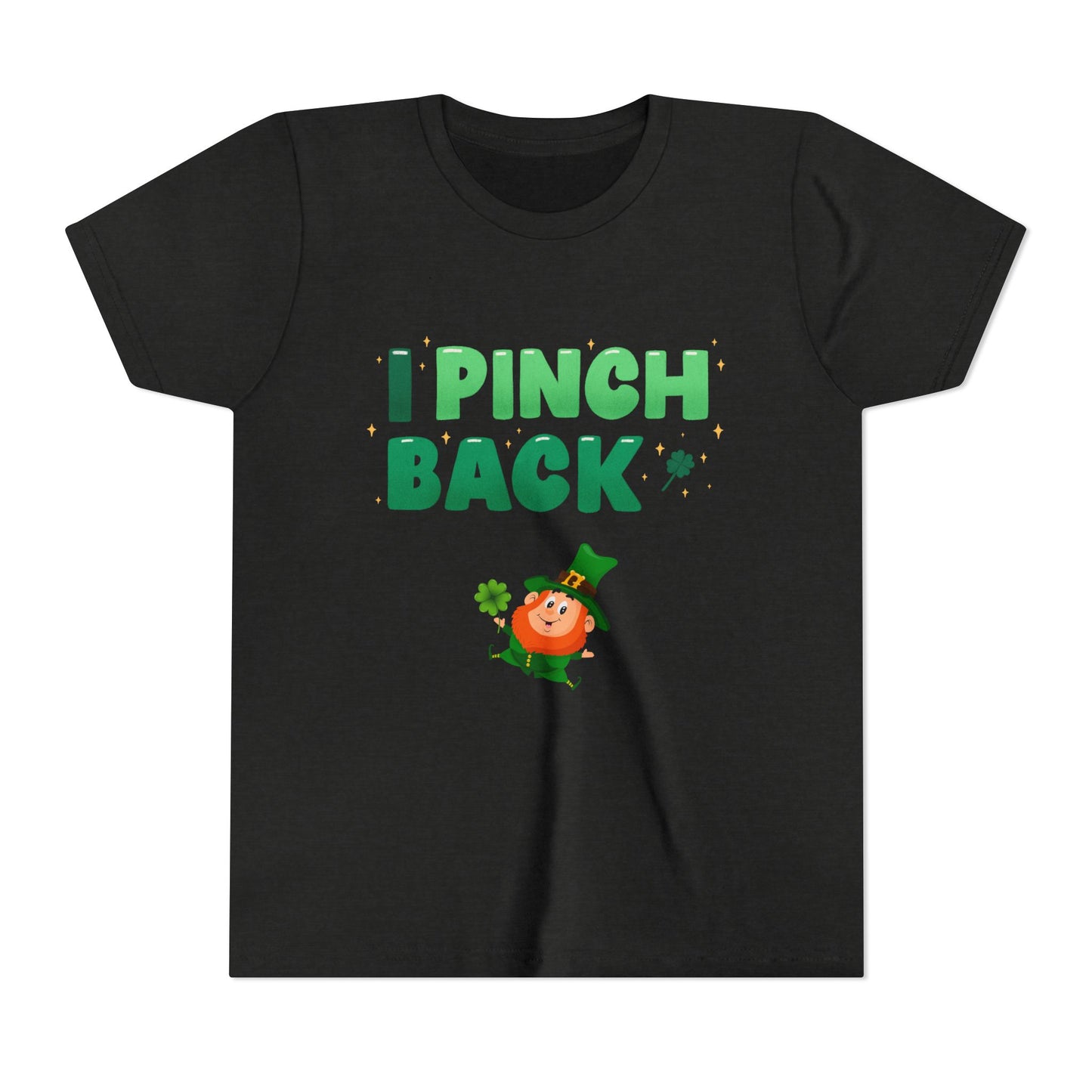 I Pinch Back Leprechaun Kids T-Shirt | St. Patrick's Day Shamrock Tee