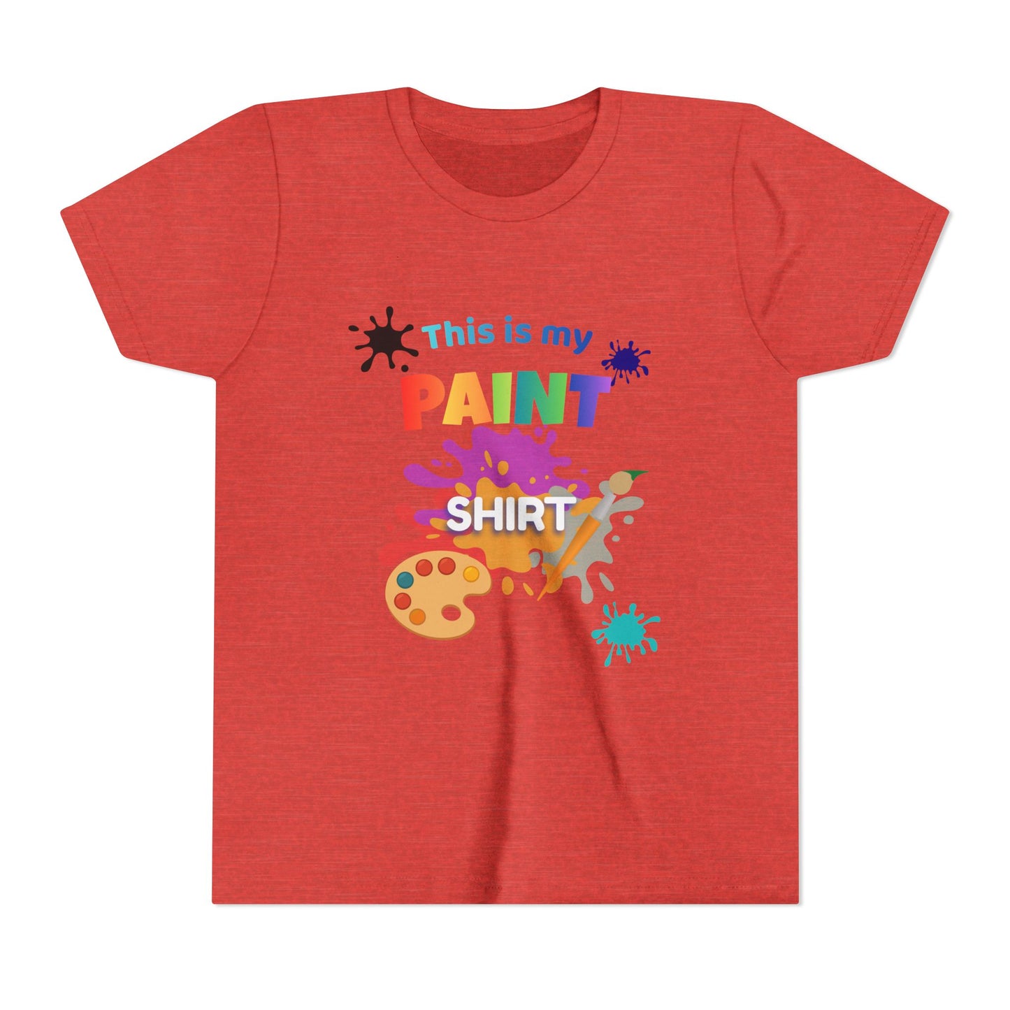 This Is My Paint Shirt Youth Tee SP | Kids Art Palette T-Shirt
