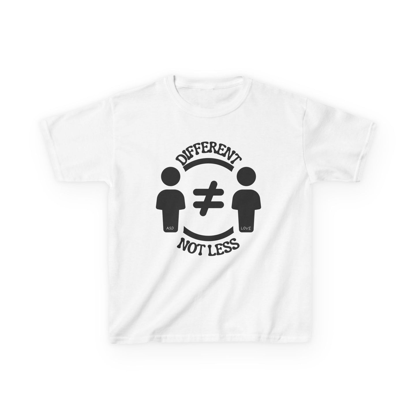 Different Not Less - Equality Autism Awareness kids Tee