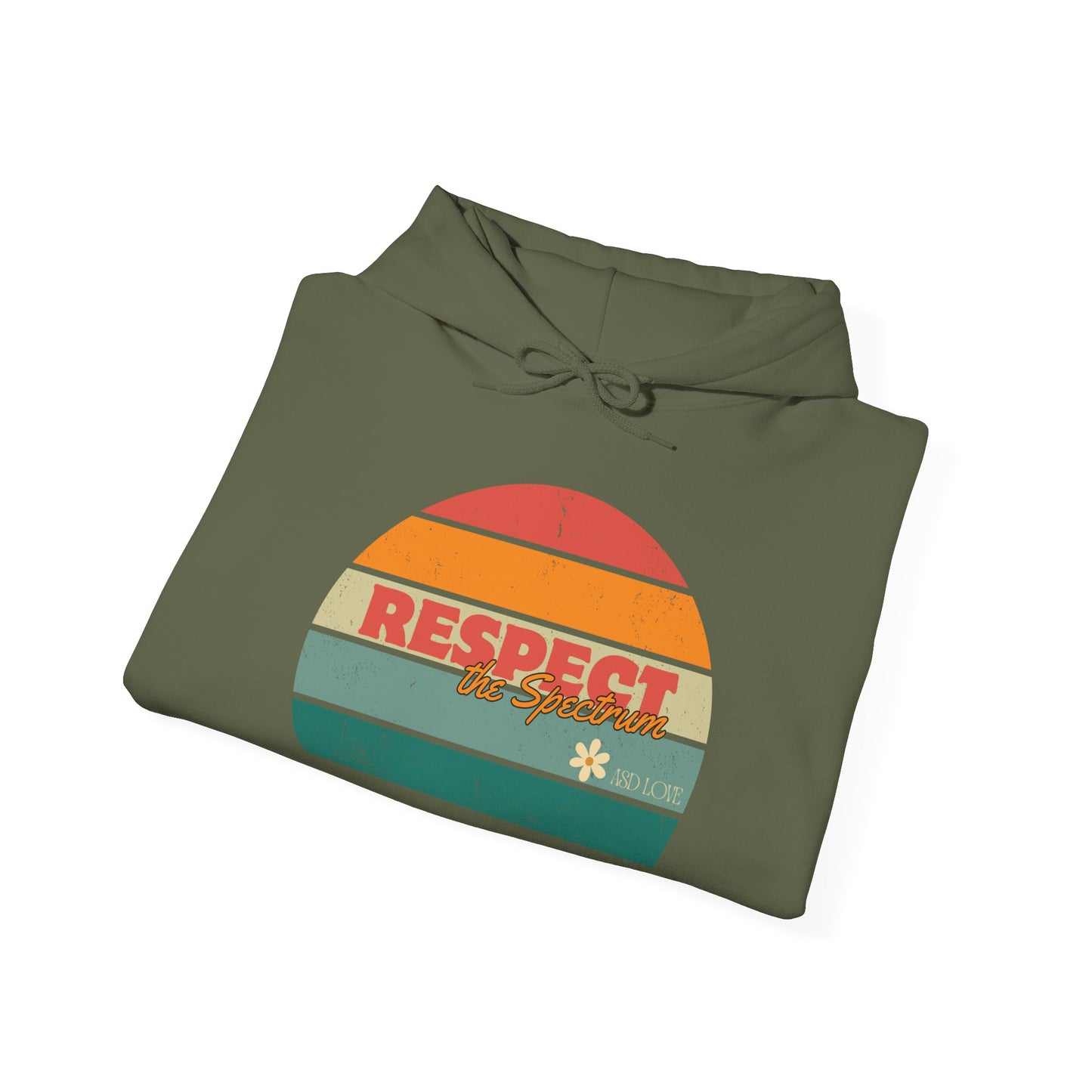 Respect the Spectrum | Hooded Sweatshirt | Autism Awareness | Diversity and Inclusivity