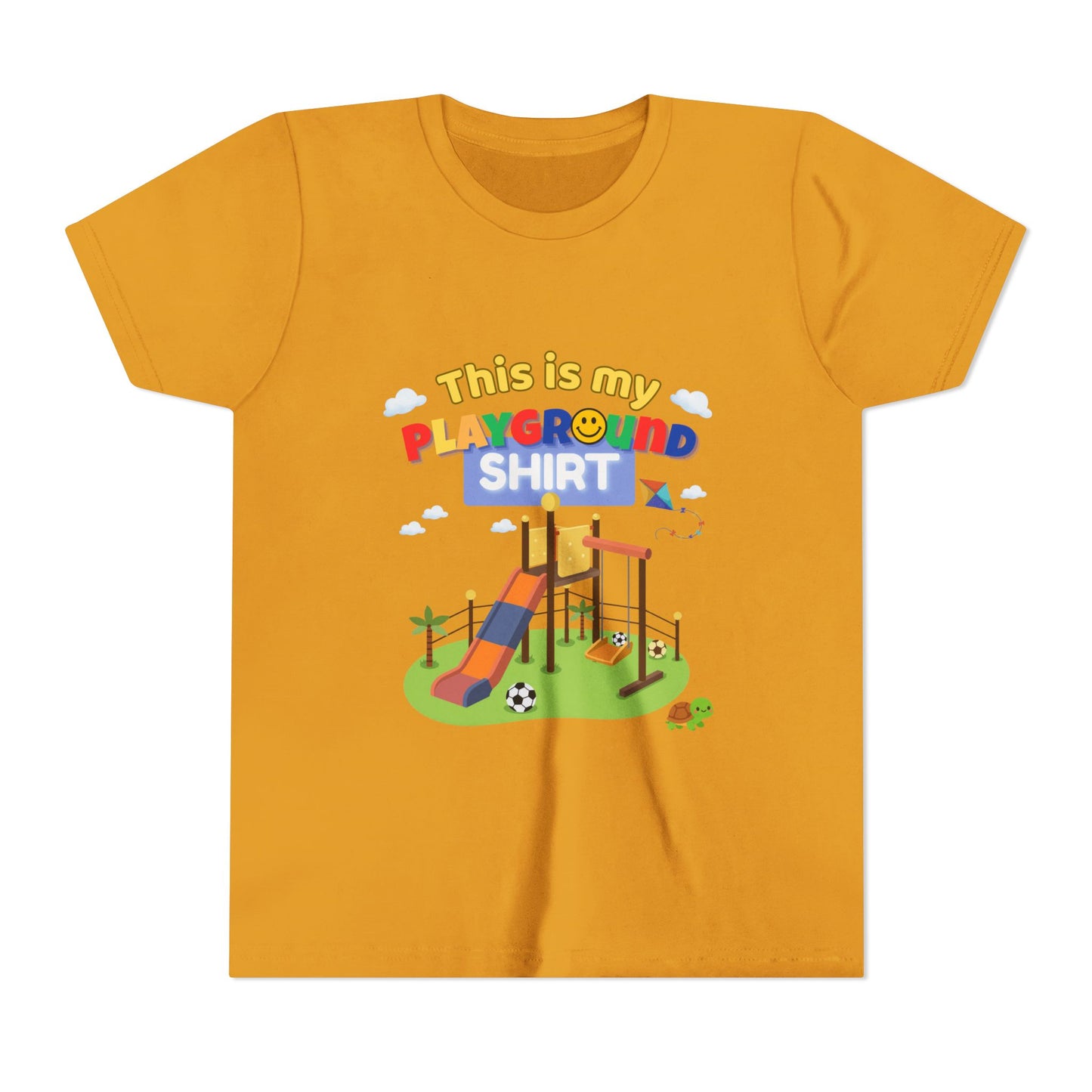 This Is My Playground Shirt Youth Tee | Playground Slide Graphic Shirt