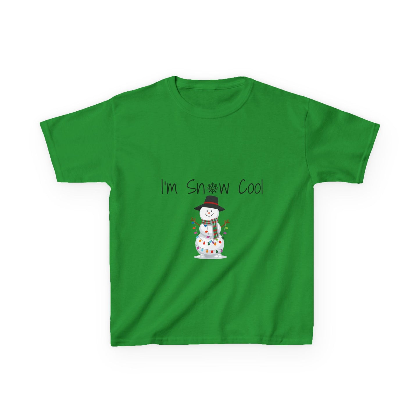 I'm Snow Cool Kids Tee - Fun Holiday Snowman Shirt for Boys and Girls