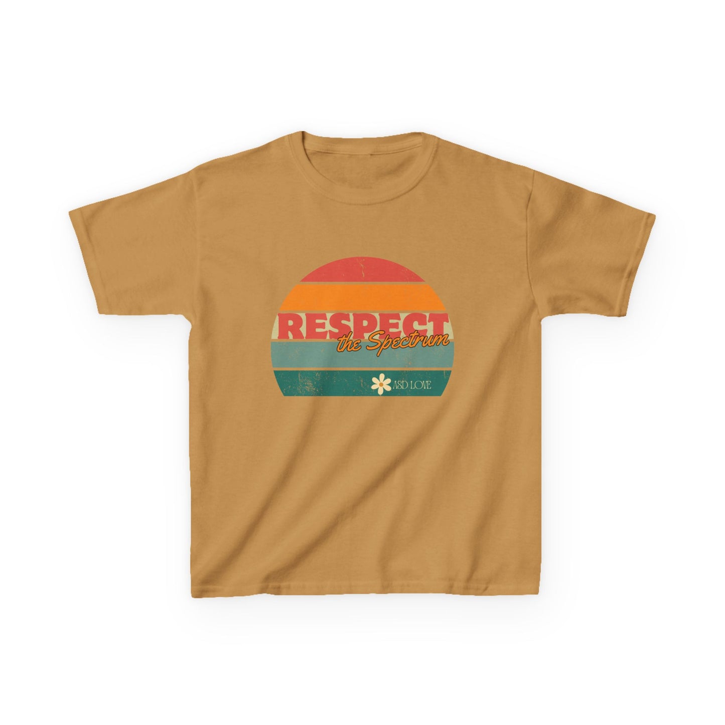 Respect the Spectrum - Rainbow Autism Awarness Kids Tee