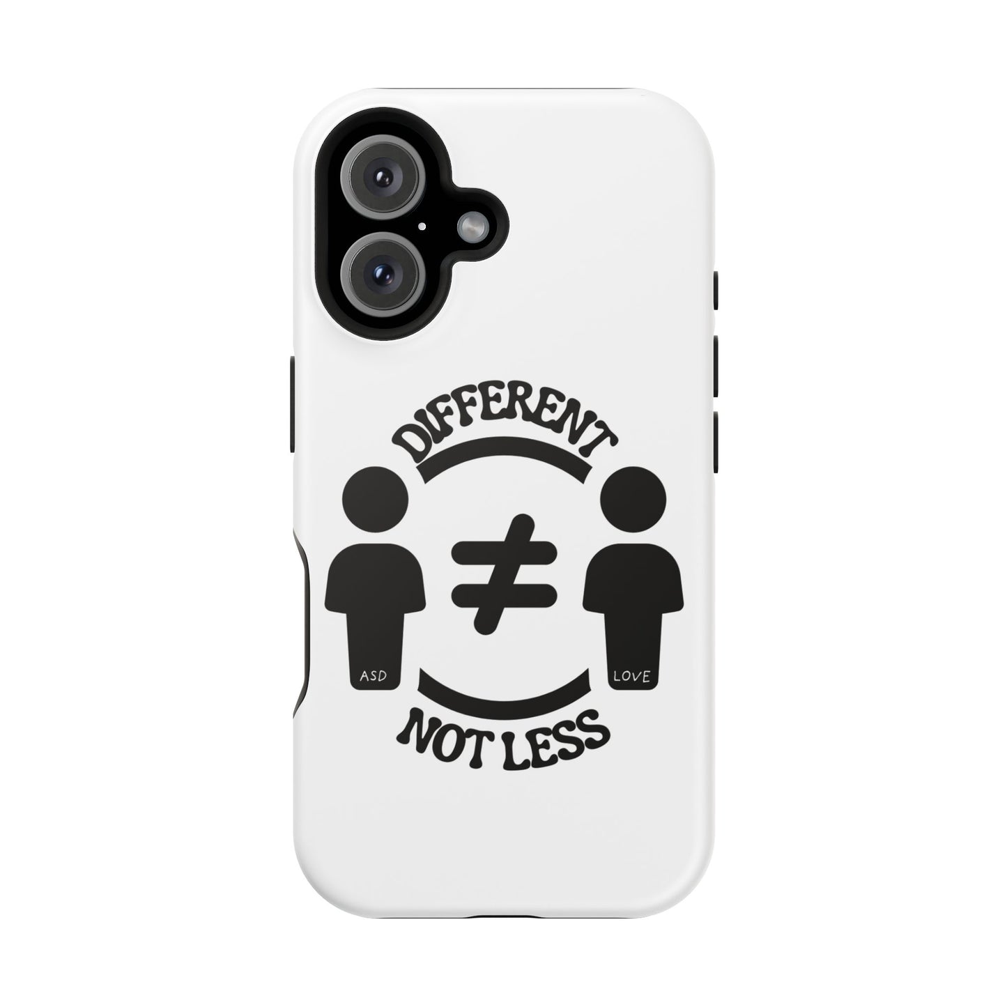Silhouette Harmony: Different, Not Less - ASD Awareness Phone Case