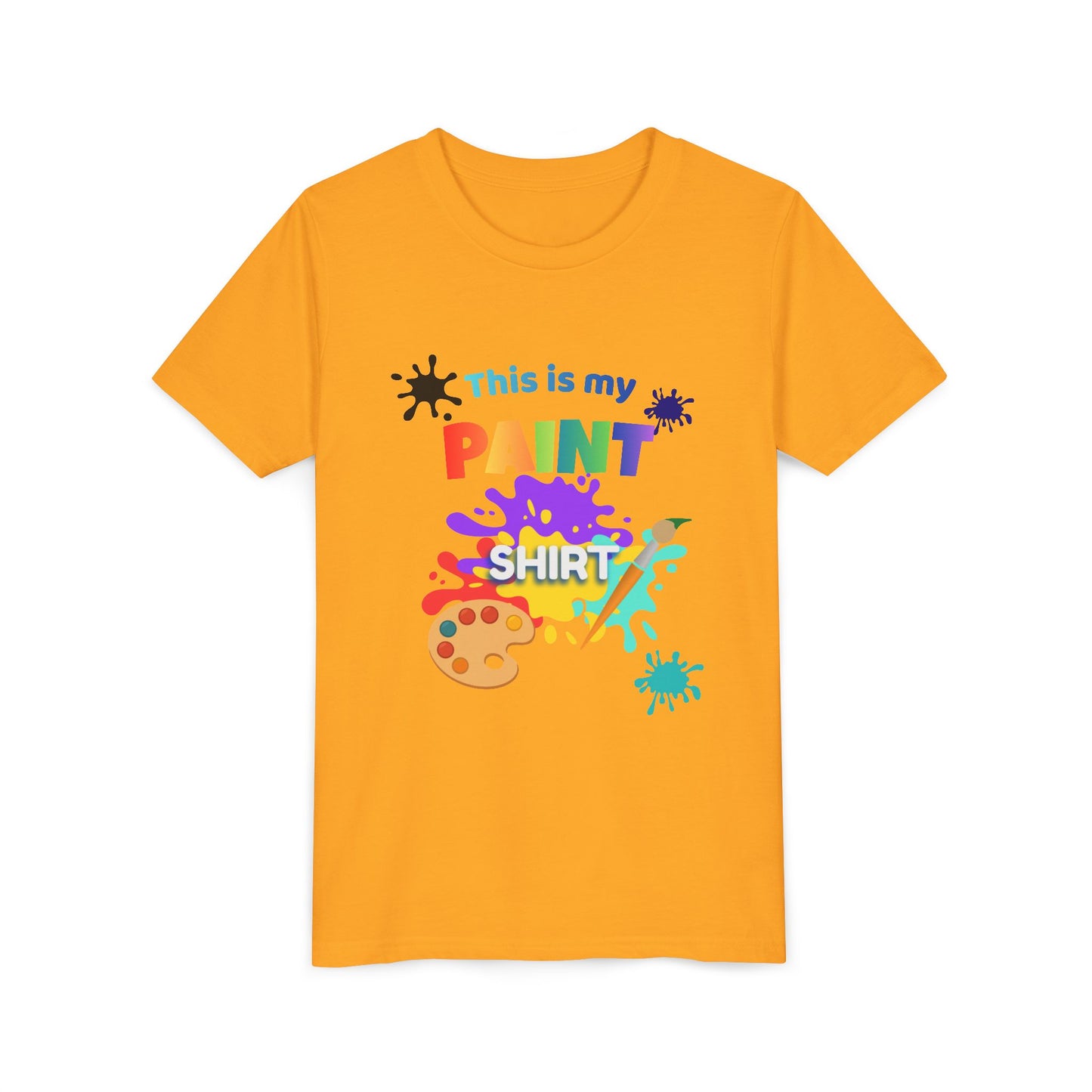 This Is My Paint Shirt Youth Tee SP | Kids Art Palette T-Shirt