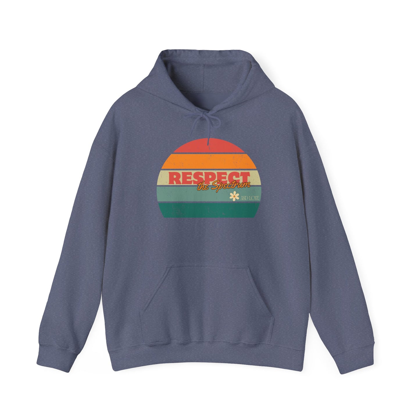 Respect the Spectrum | Hooded Sweatshirt | Autism Awareness | Diversity and Inclusivity