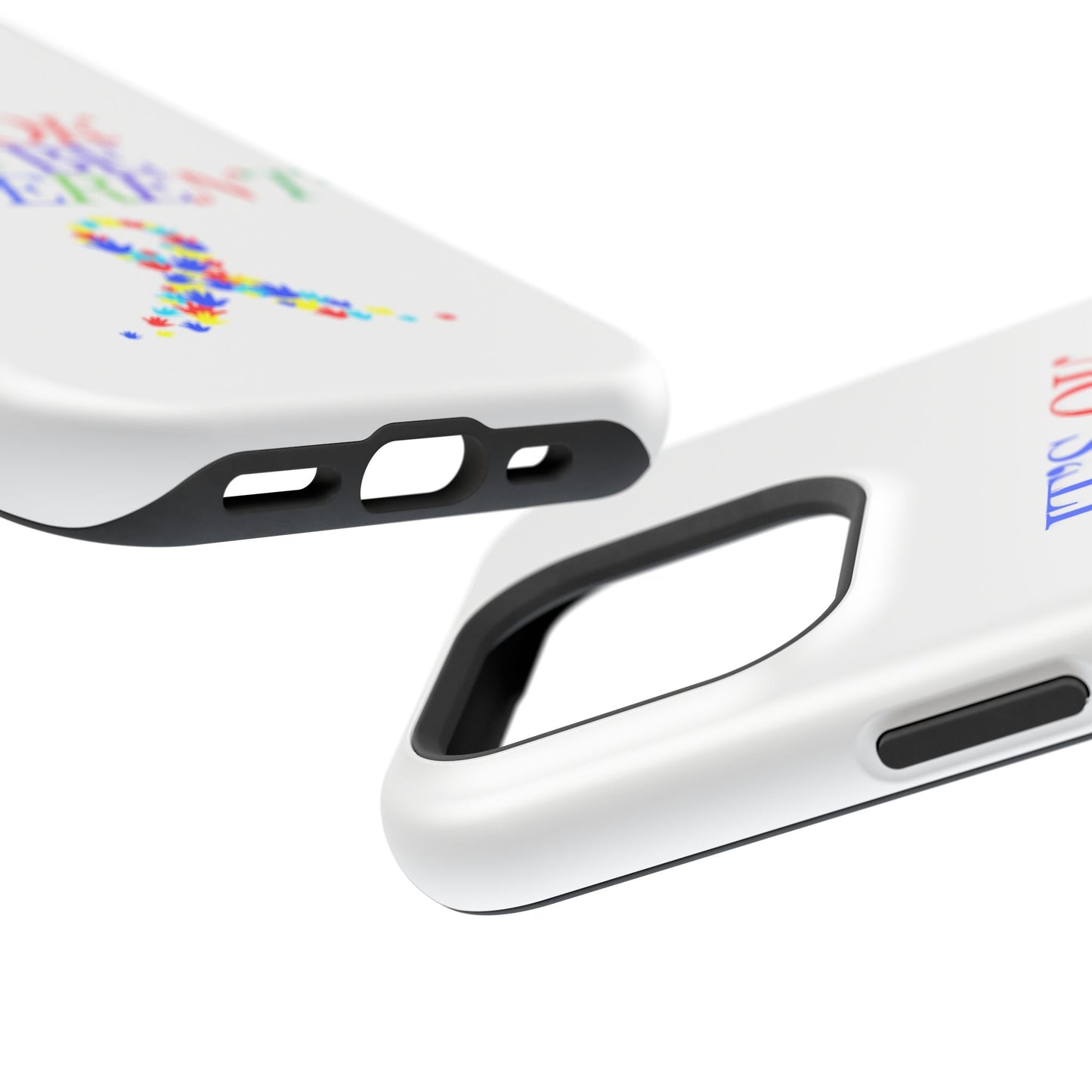 Autism Support Ribbon: It's Okay to Be Different - ASD Awareness Phone Case