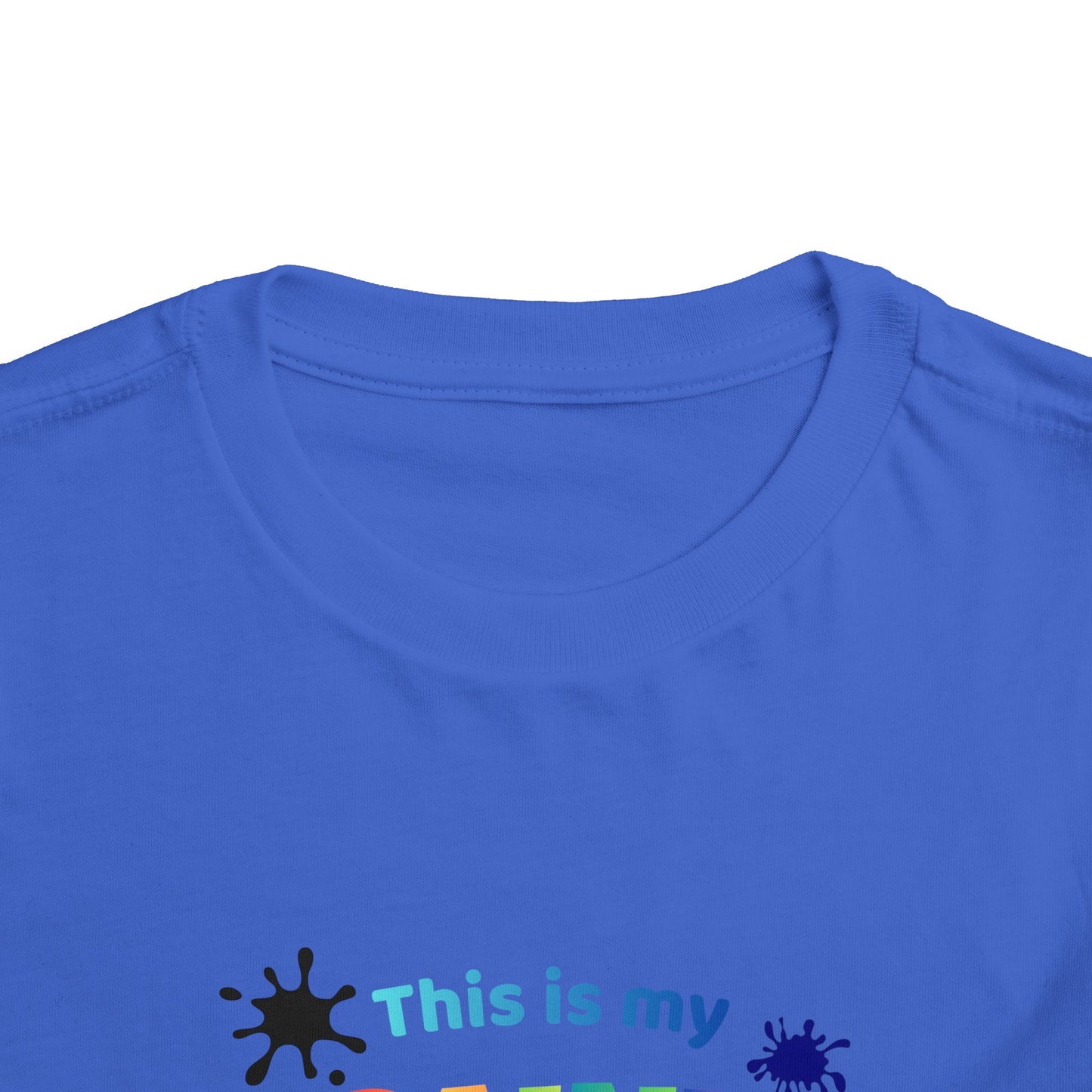 This Is My Paint Shirt Toddler Tee | Kids Painting Art Splash Shirt