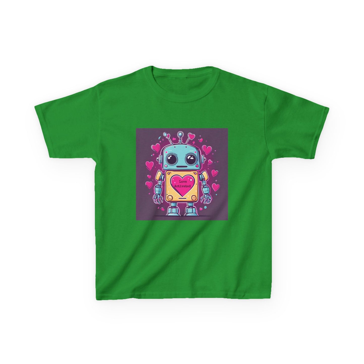 Love Activated - Robot Valentine's Kids' Tee