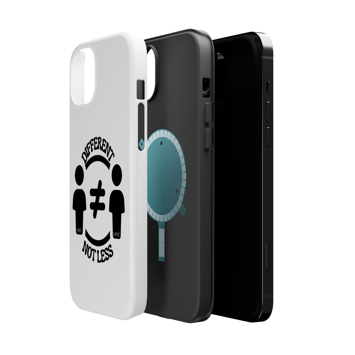 Silhouette Harmony: Different, Not Less - ASD Awareness Phone Case