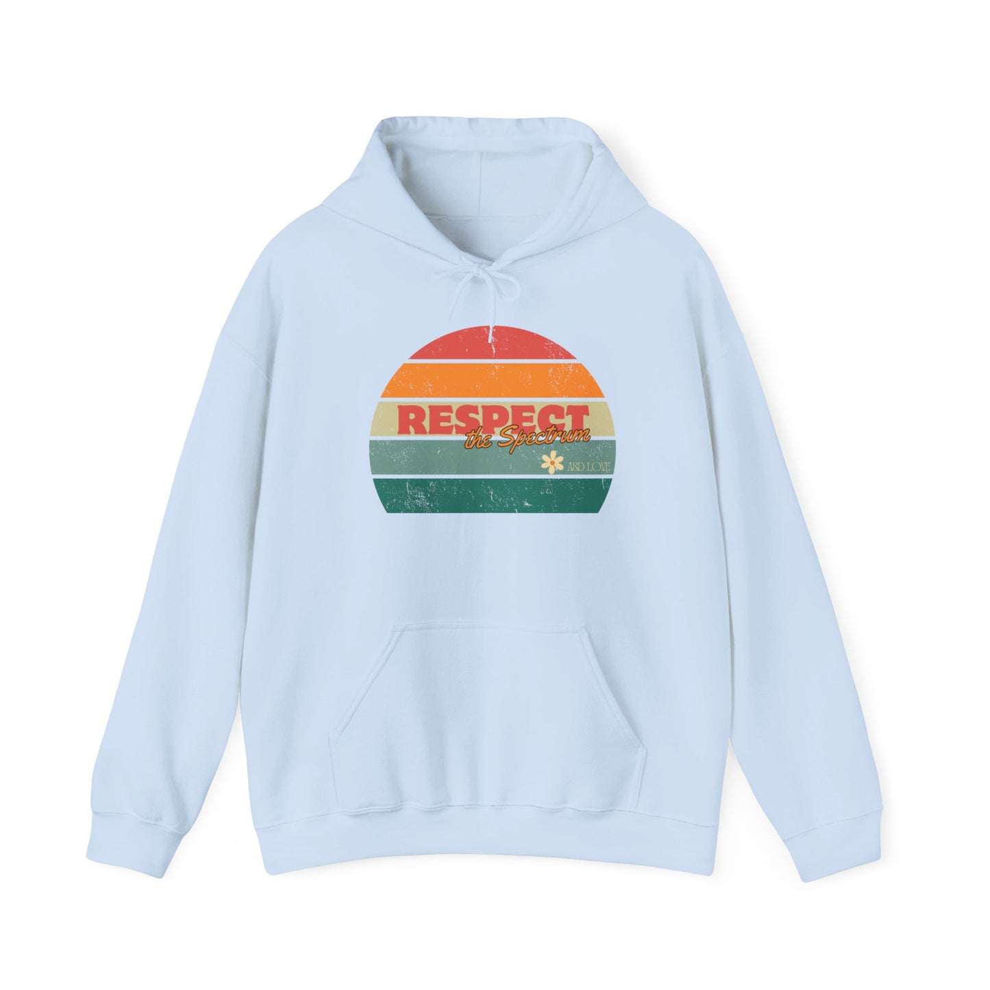 Respect the Spectrum | Hooded Sweatshirt | Autism Awareness | Diversity and Inclusivity