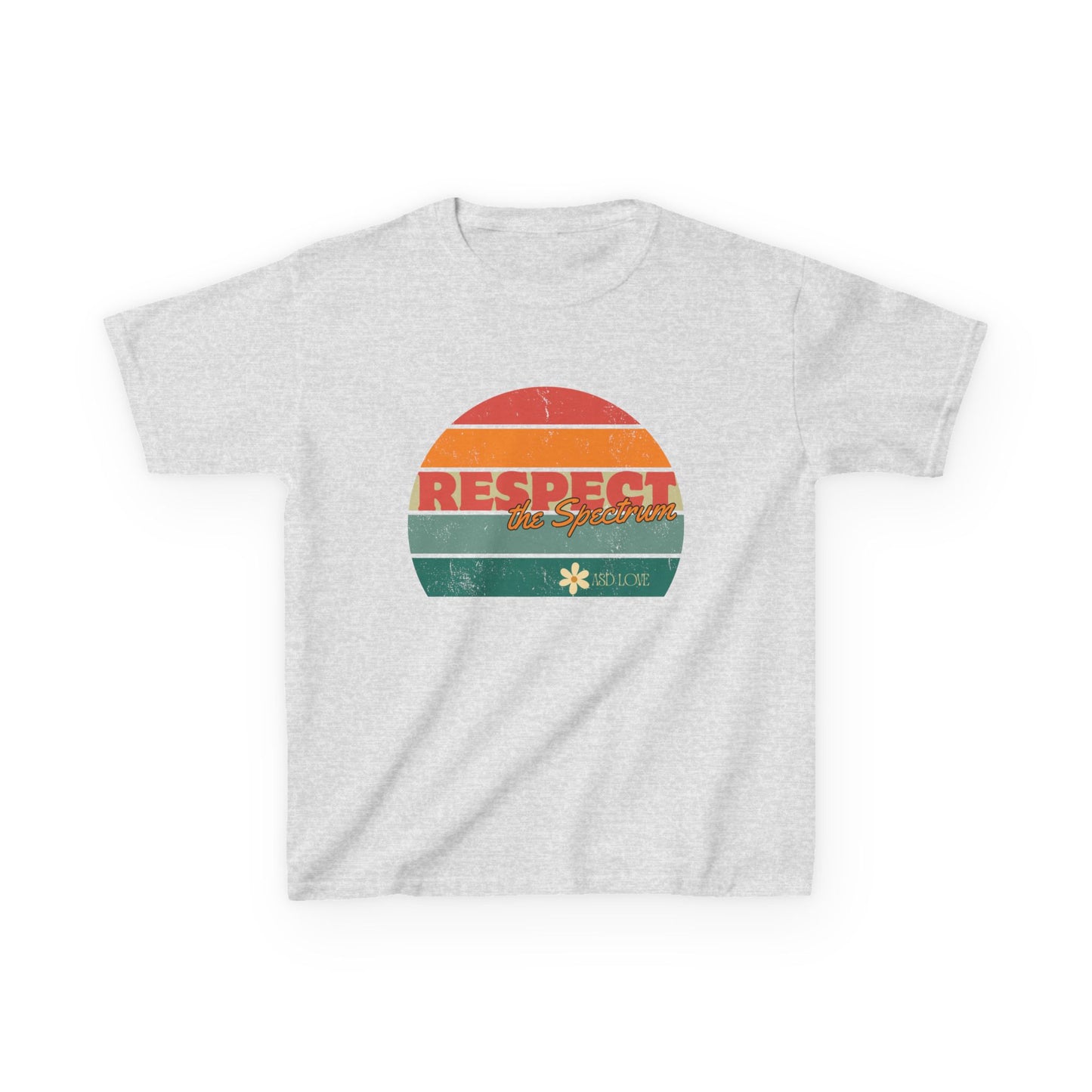 Respect the Spectrum - Rainbow Autism Awarness Kids Tee