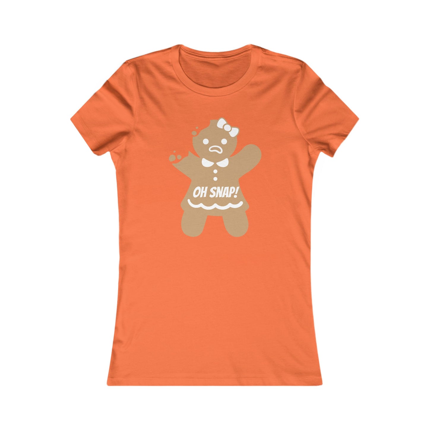 Oh Snap! Gingerbread Girl Shirt - Funny Christmas Holiday Tee with Broken Cookie Design