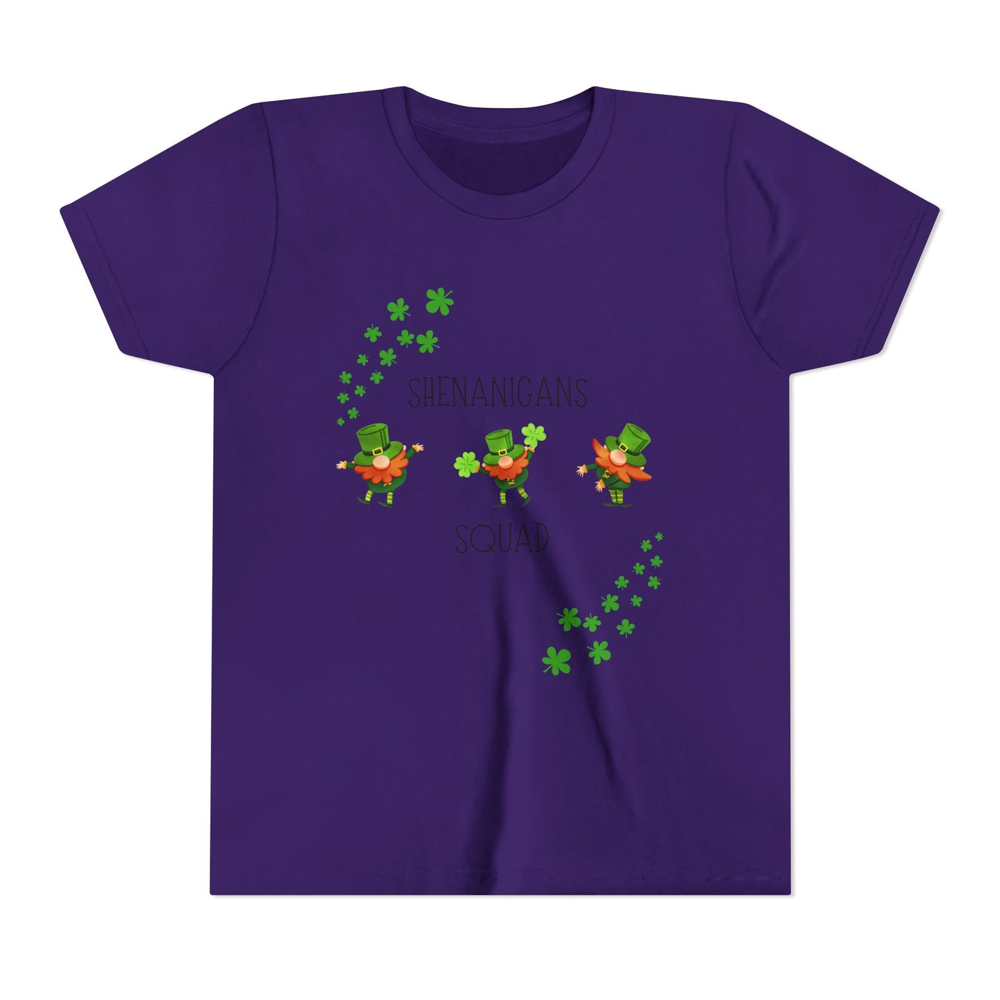 Shenanigans Squad Youth Tee | St. Patrick's Day Leprechaun Shamrock Shirt