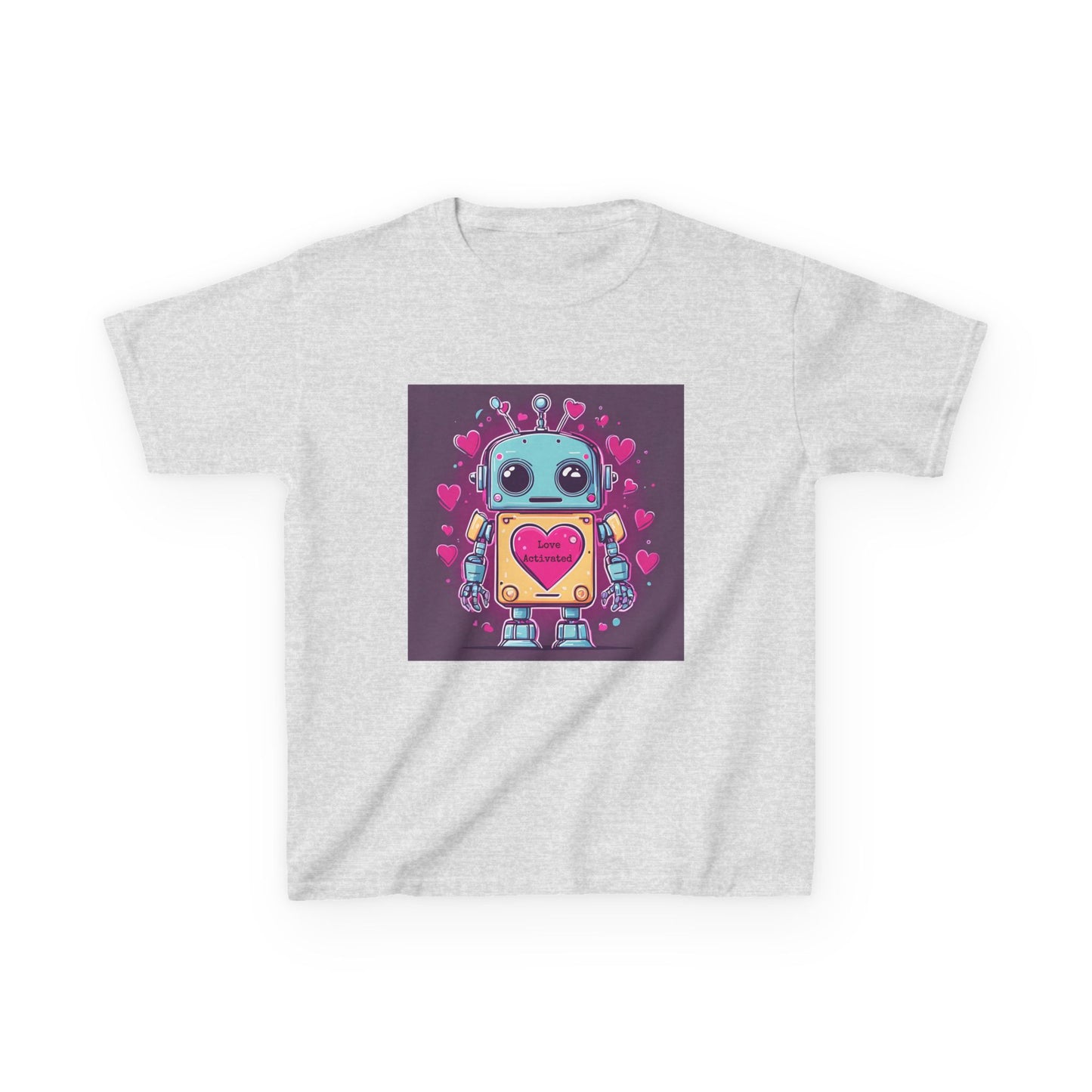 Love Activated - Robot Valentine's Kids' Tee