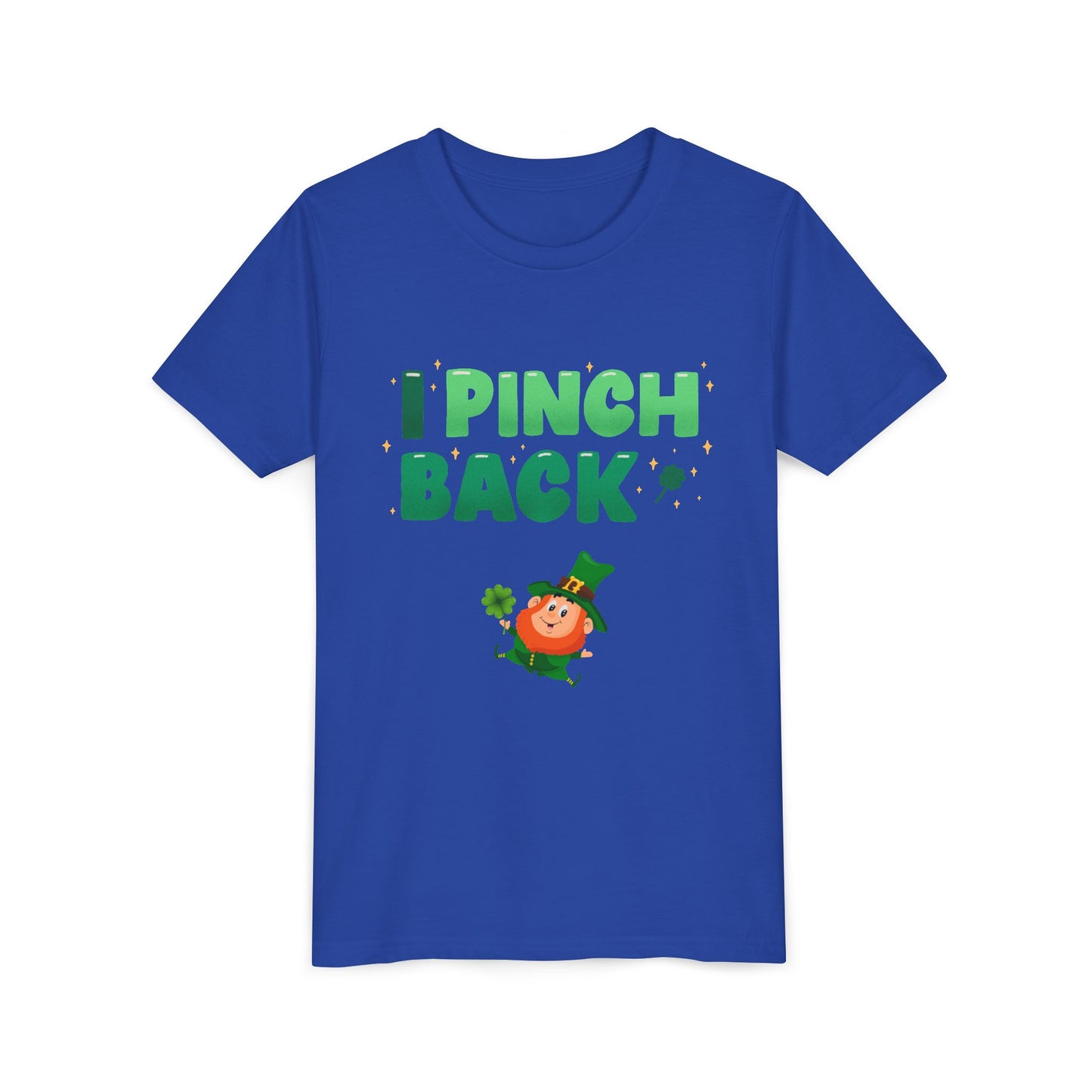 I Pinch Back Leprechaun Kids T-Shirt | St. Patrick's Day Shamrock Tee