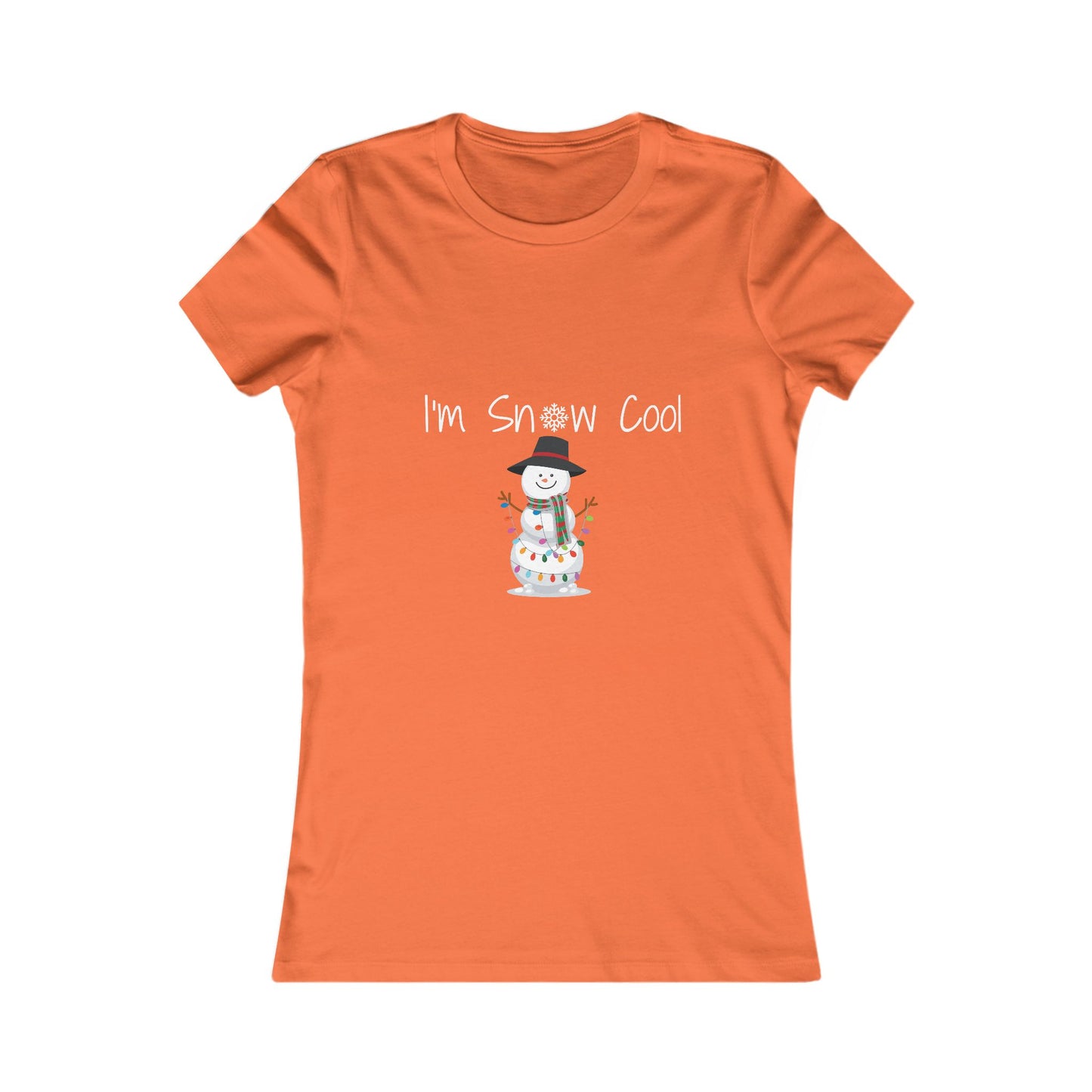 I'm Snow Cool Winter Shirt (WF) - Fun Snowman Holiday Tee