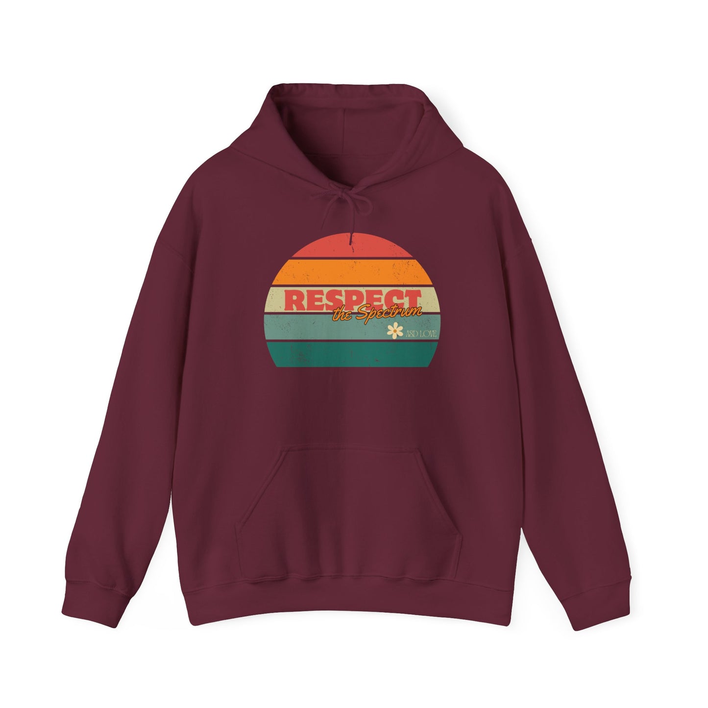 Respect the Spectrum | Hooded Sweatshirt | Autism Awareness | Diversity and Inclusivity