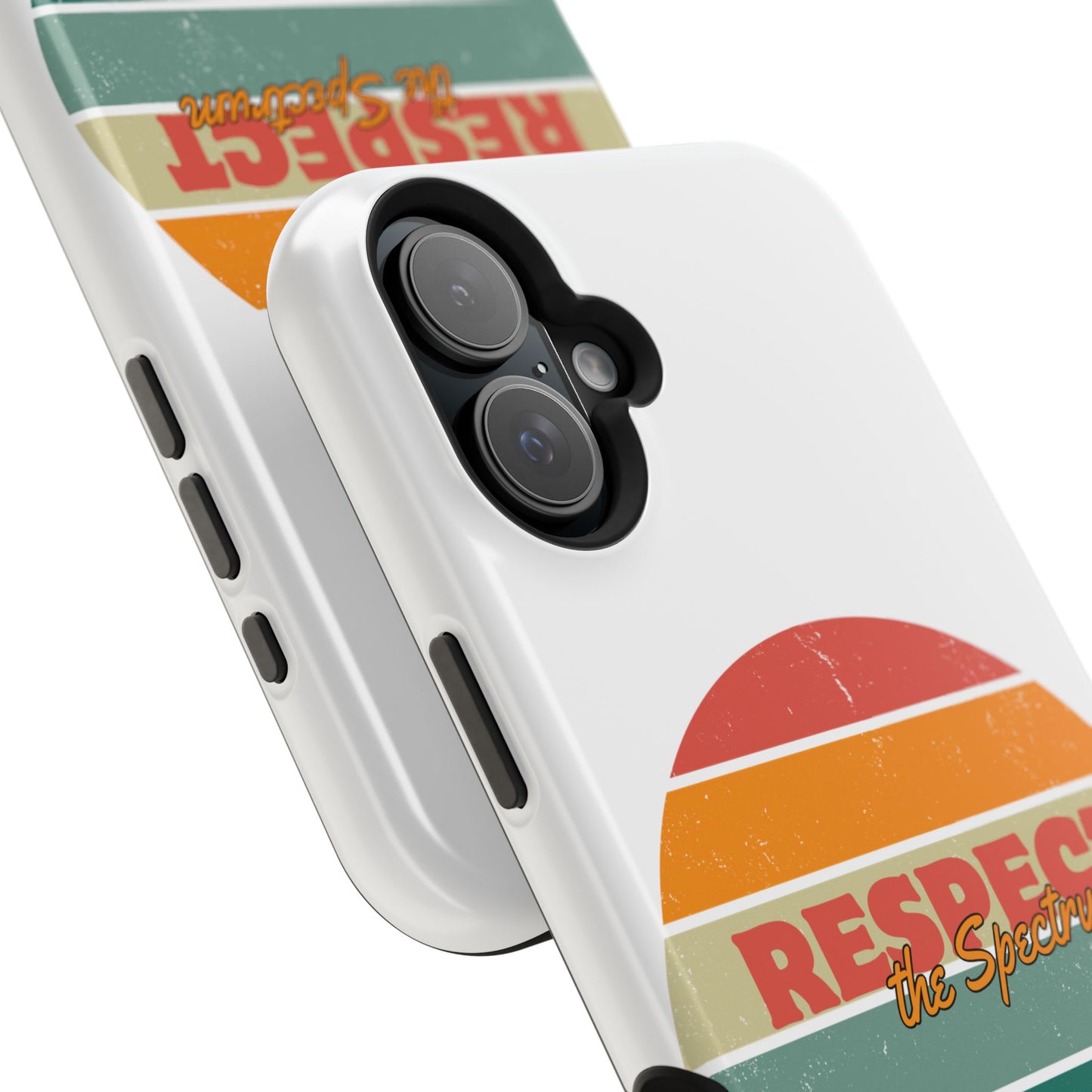 Vintage Rainbow: Respect the Spectrum - ASD Awareness Phone Case