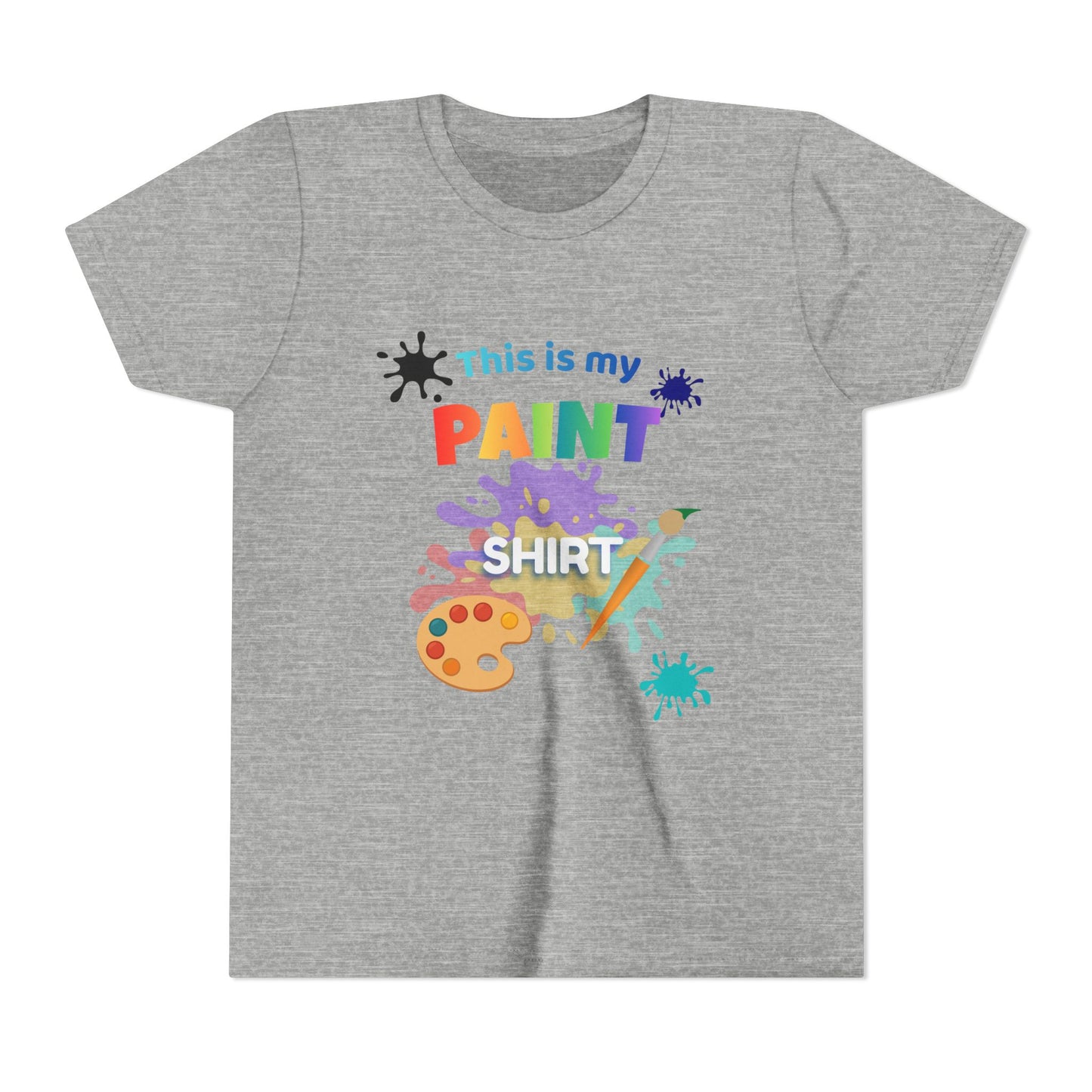 This Is My Paint Shirt Youth Tee SP | Kids Art Palette T-Shirt