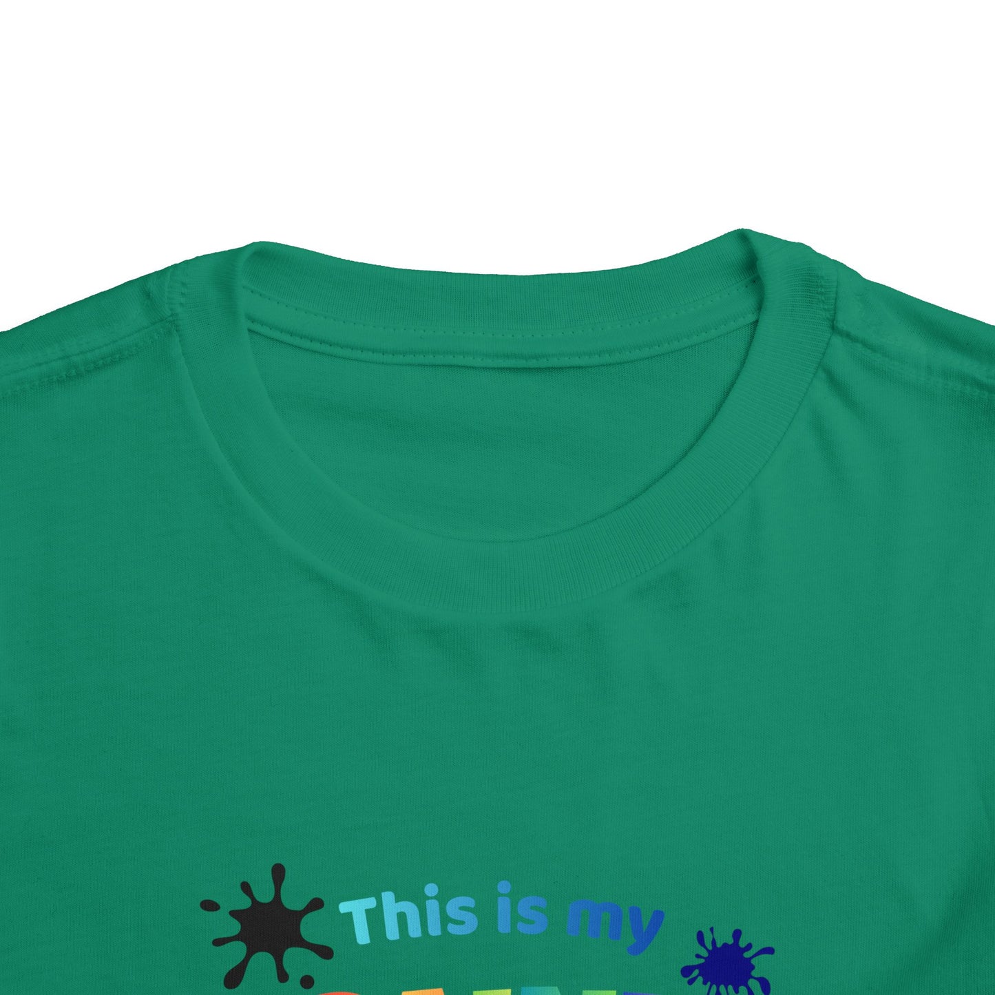 This Is My Paint Shirt Toddler Tee | Kids Painting Art Splash Shirt