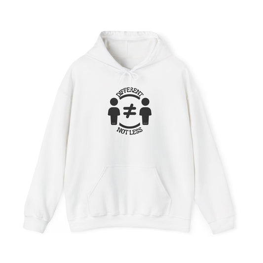 Different Not Less | Hoodie | Autism Awareness | Diversity and Inclusivity