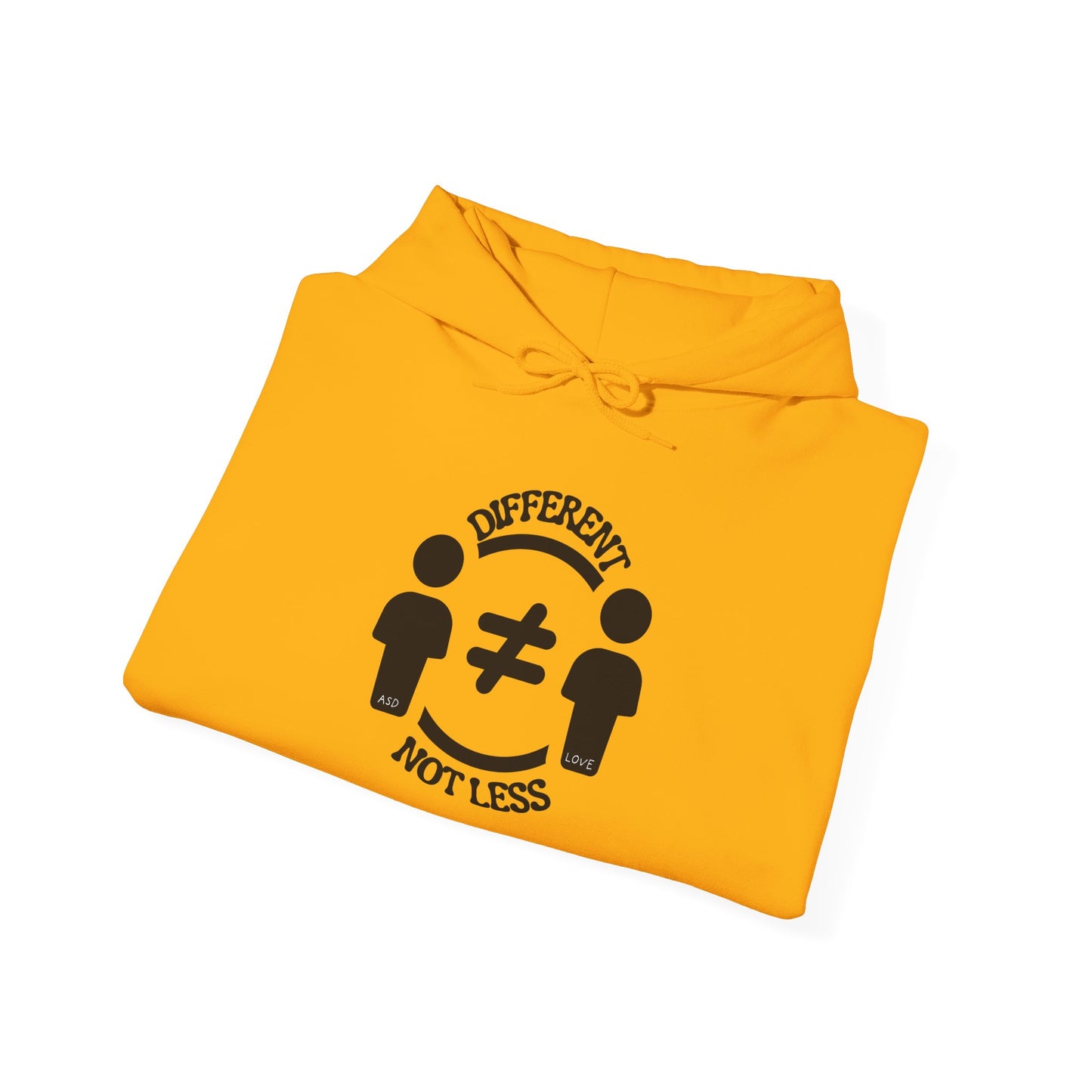 Different Not Less | Hoodie | Autism Awareness | Diversity and Inclusivity