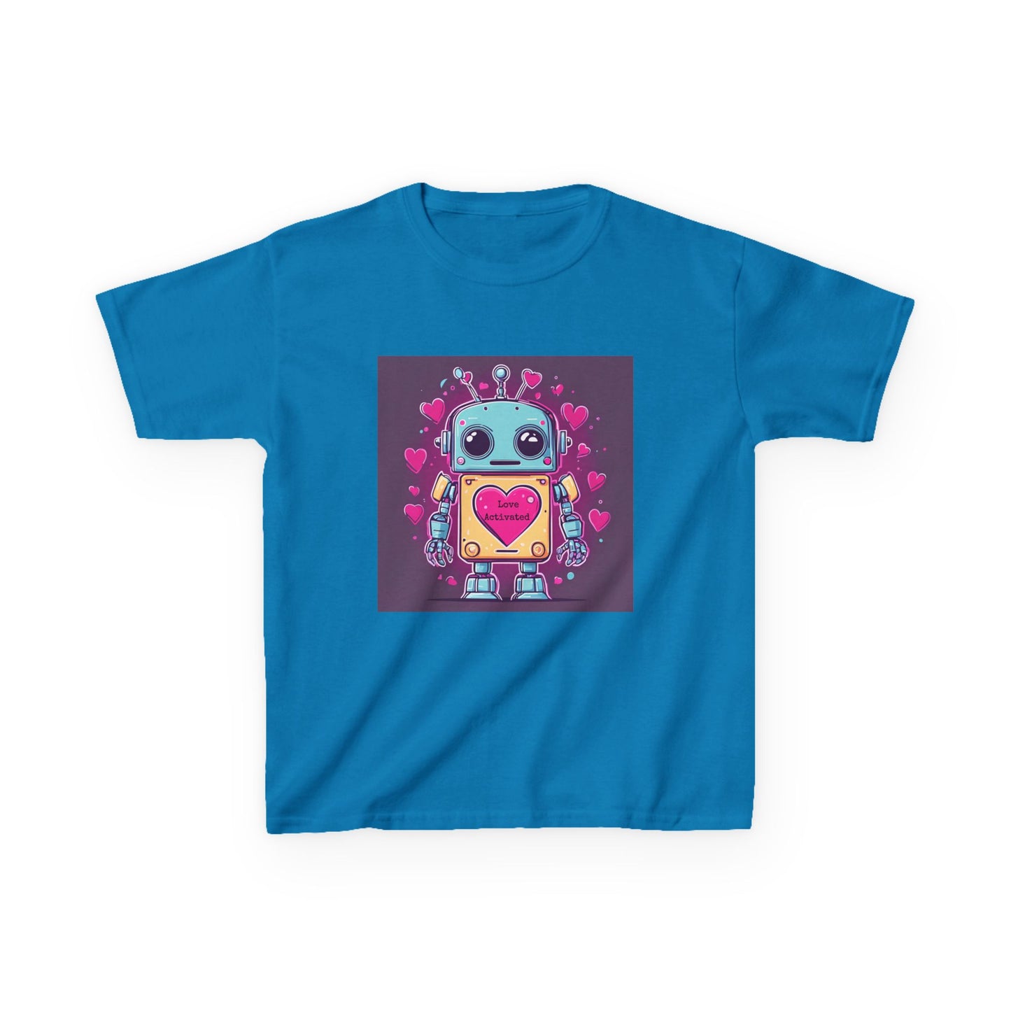 Love Activated - Robot Valentine's Kids' Tee