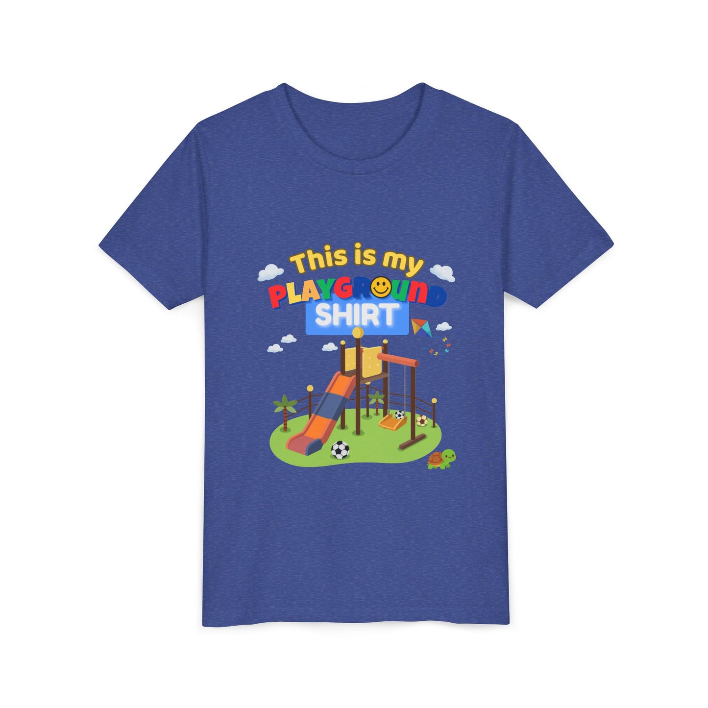 This Is My Playground Shirt Youth Tee | Playground Slide Graphic Shirt