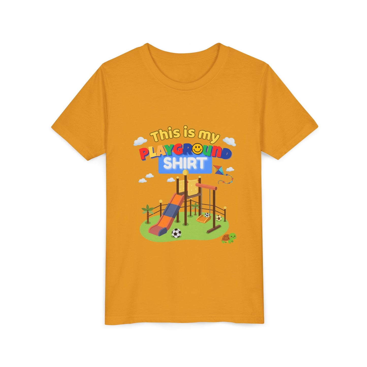 This Is My Playground Shirt Youth Tee | Playground Slide Graphic Shirt