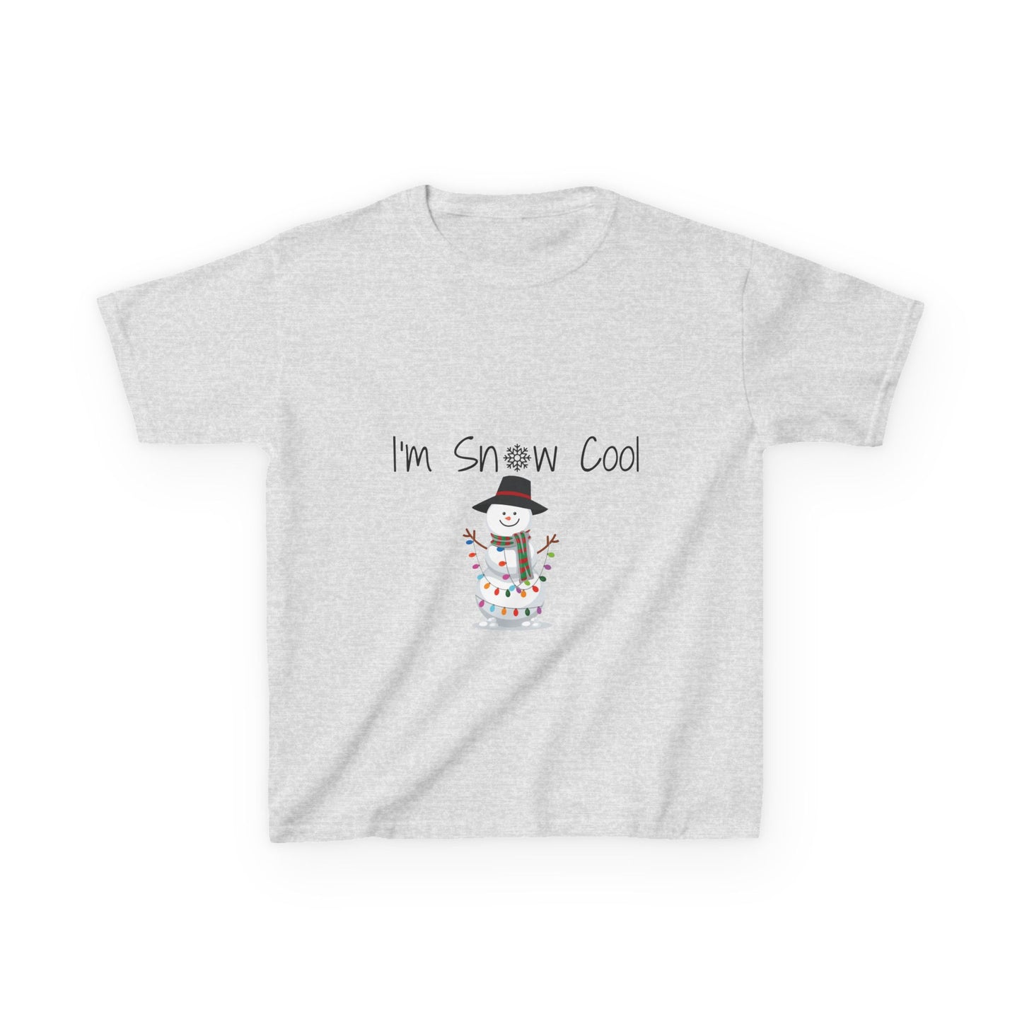 I'm Snow Cool Kids Tee - Fun Holiday Snowman Shirt for Boys and Girls