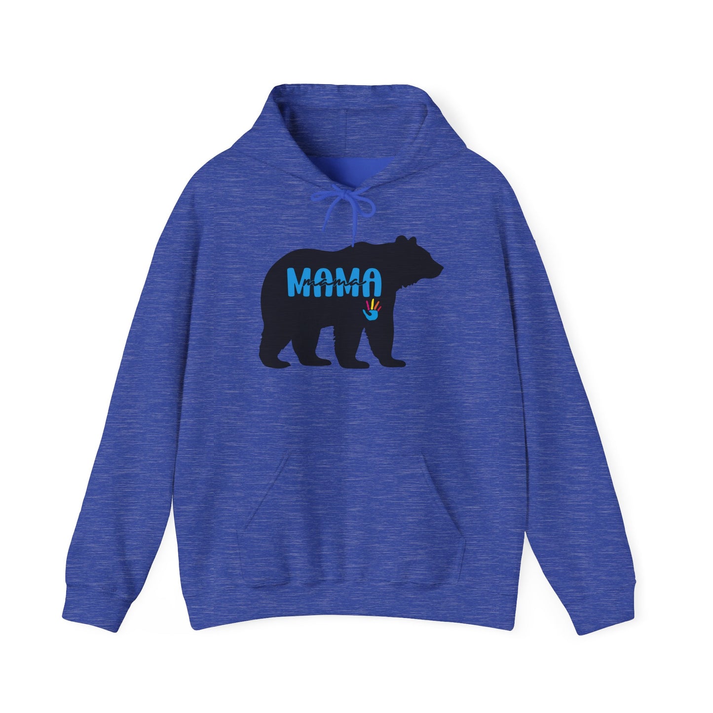 Mama Bear Hooded Sweatshirt | Autism Mama - Proud Support Sweatshirt