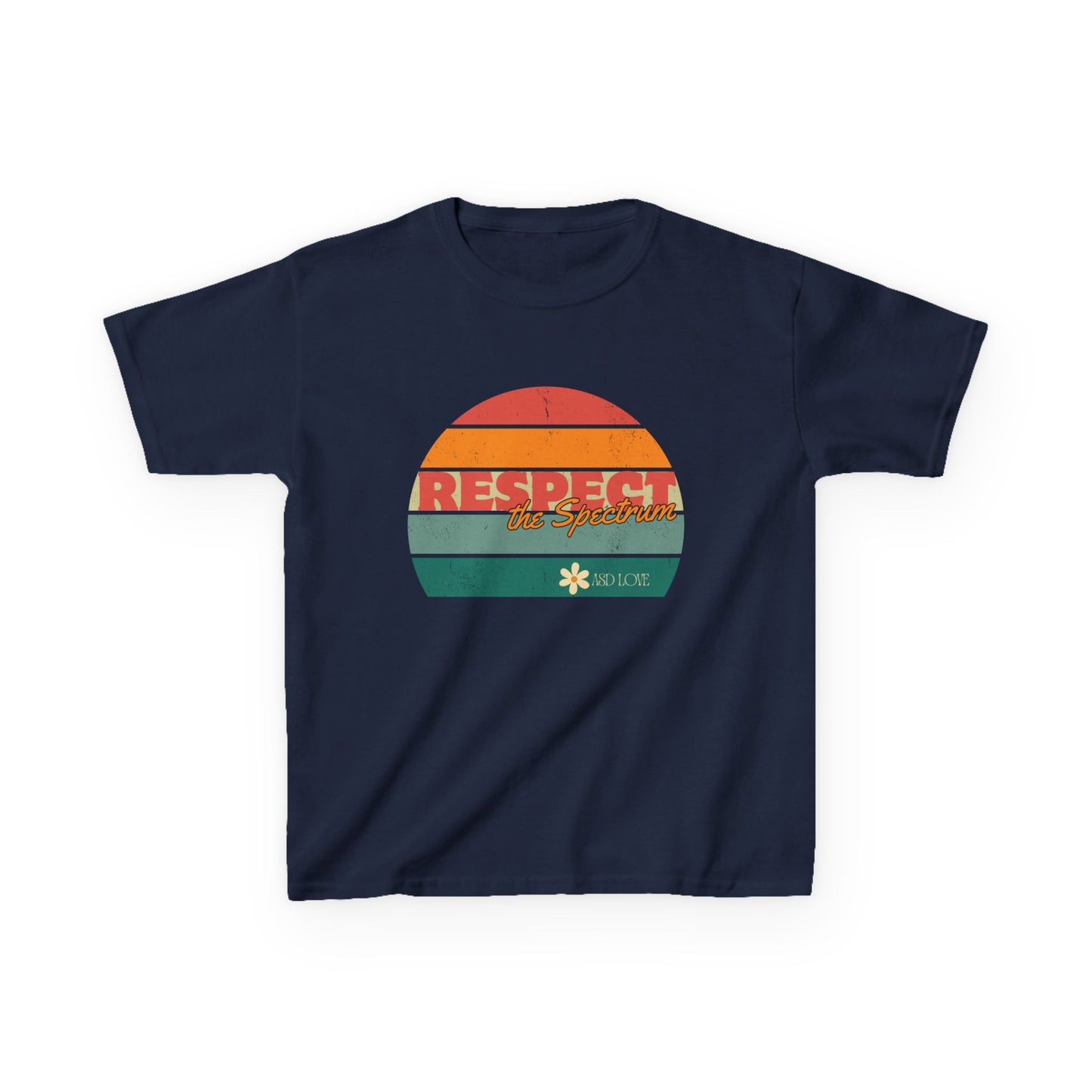 Respect the Spectrum - Rainbow Autism Awarness Kids Tee