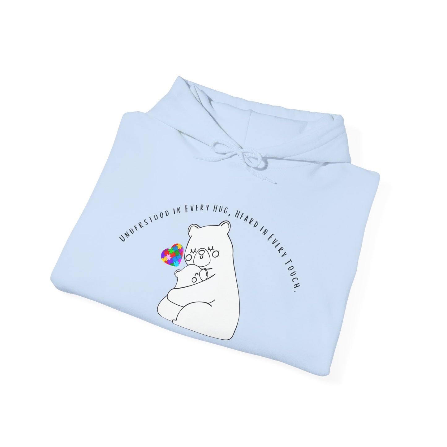 Every Hug, Every Touch - Autism Awareness Hoodie - Gift for Her, Unisex Comfort