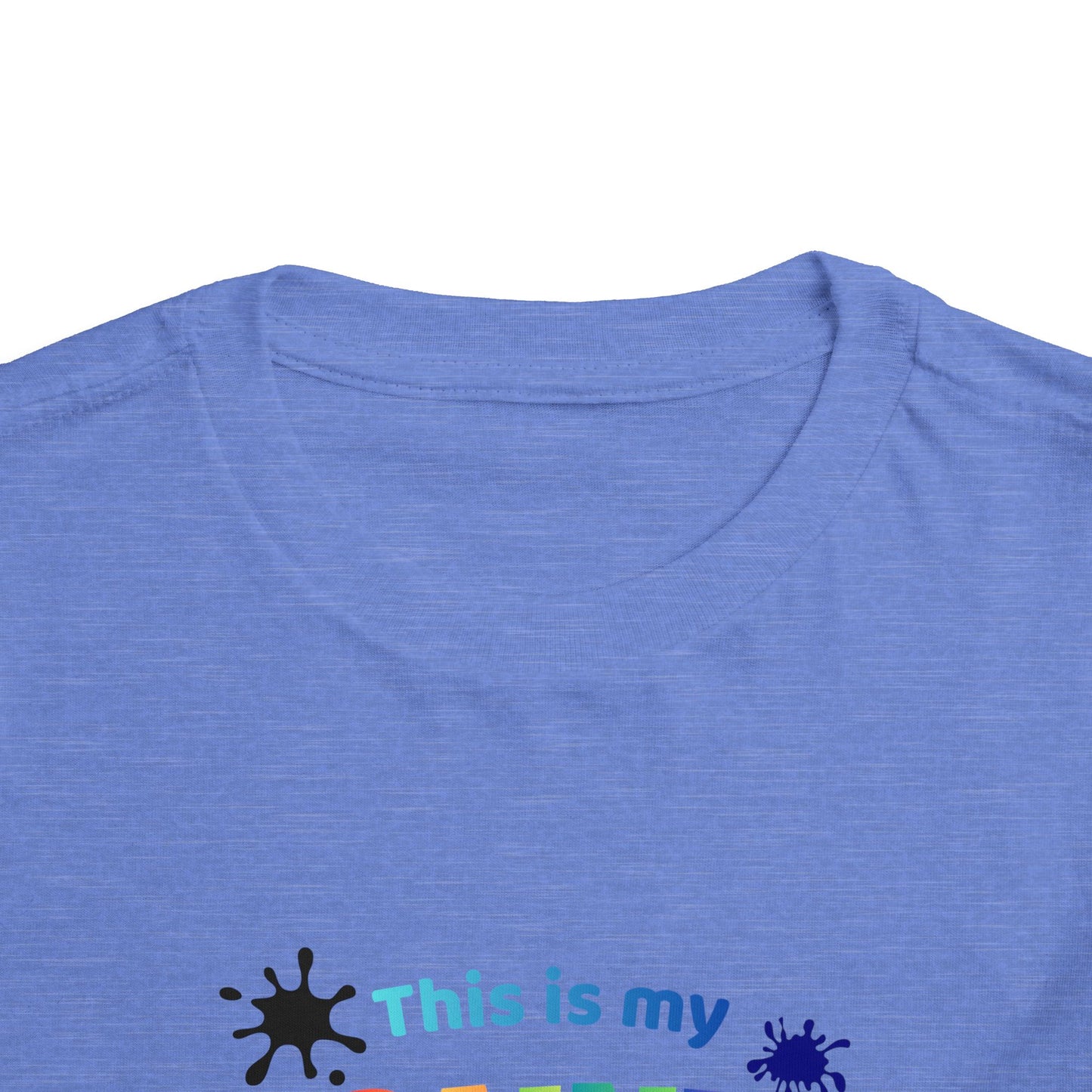 This Is My Paint Shirt Toddler Tee | Kids Painting Art Splash Shirt