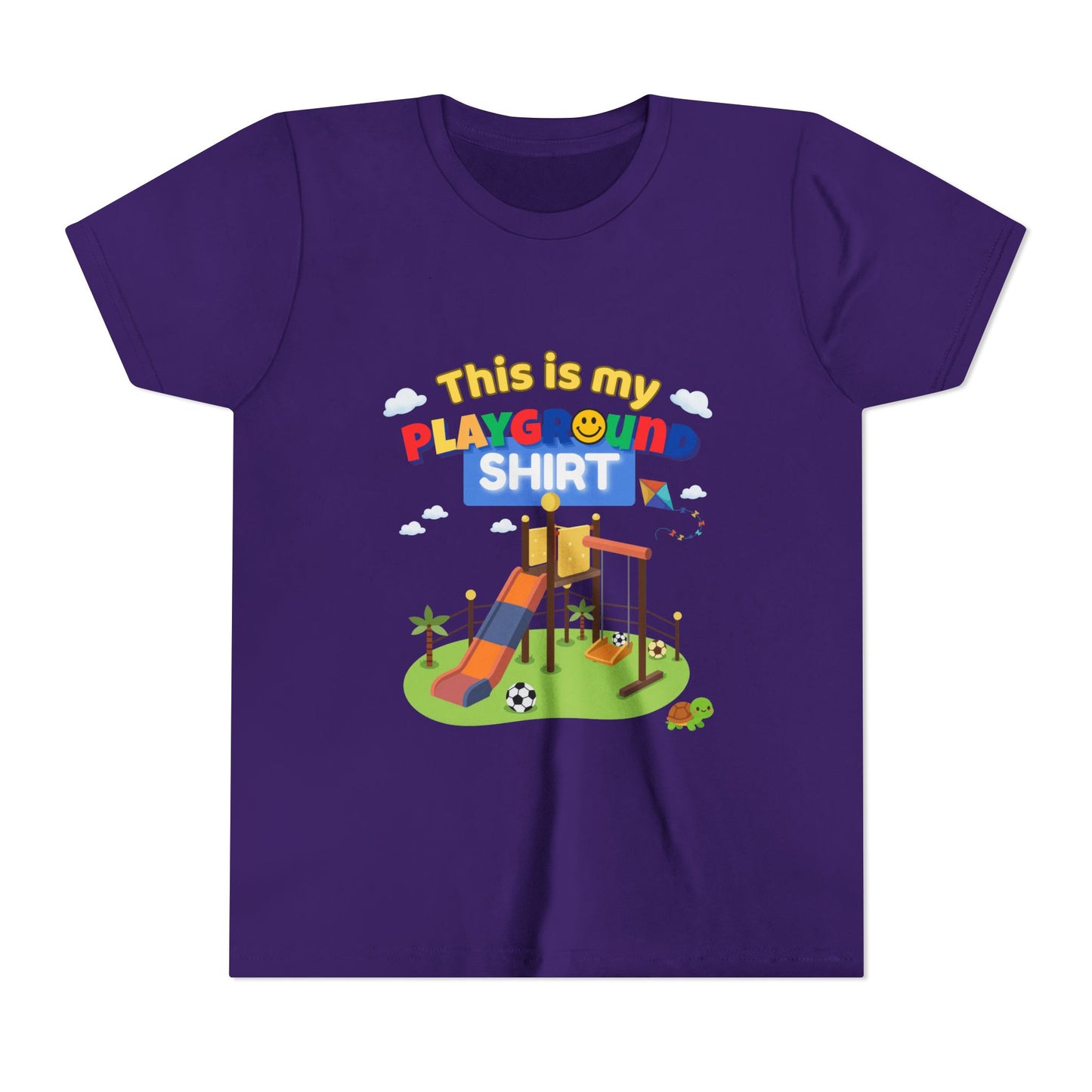 This Is My Playground Shirt Youth Tee | Playground Slide Graphic Shirt