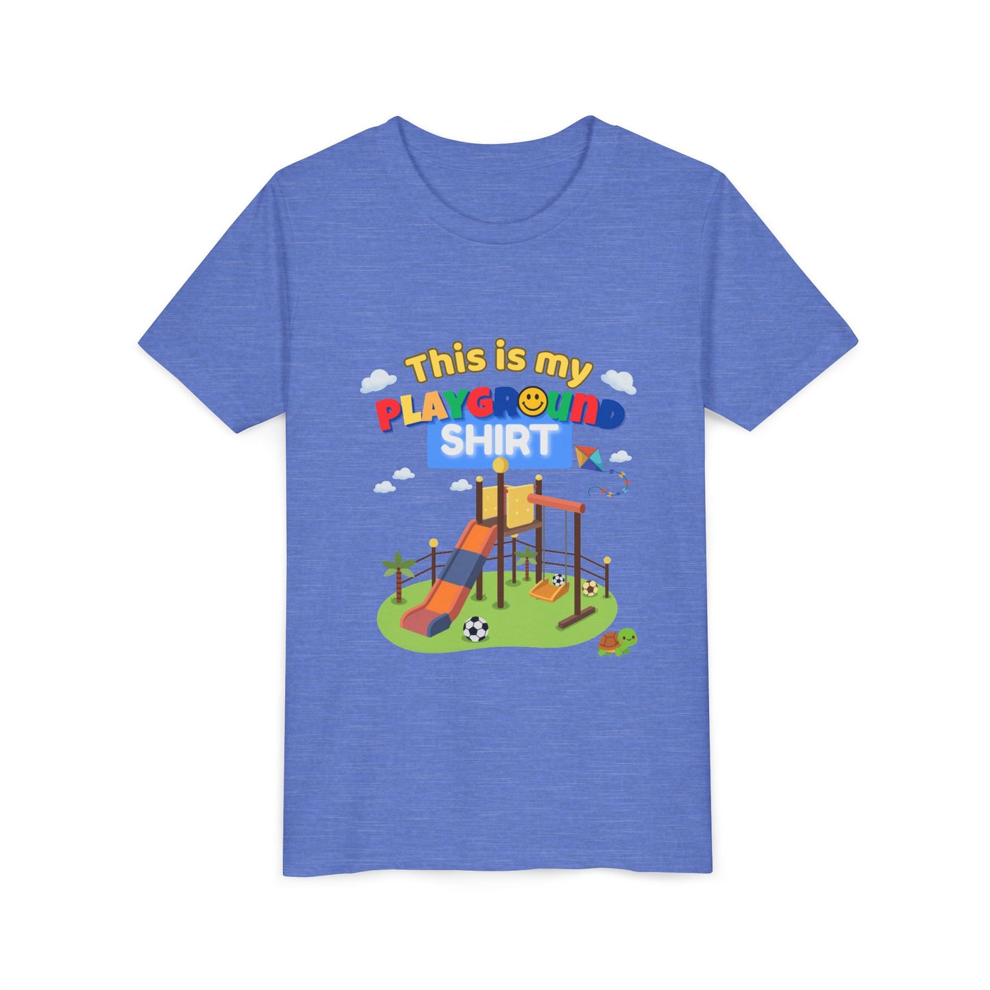 This Is My Playground Shirt Youth Tee | Playground Slide Graphic Shirt