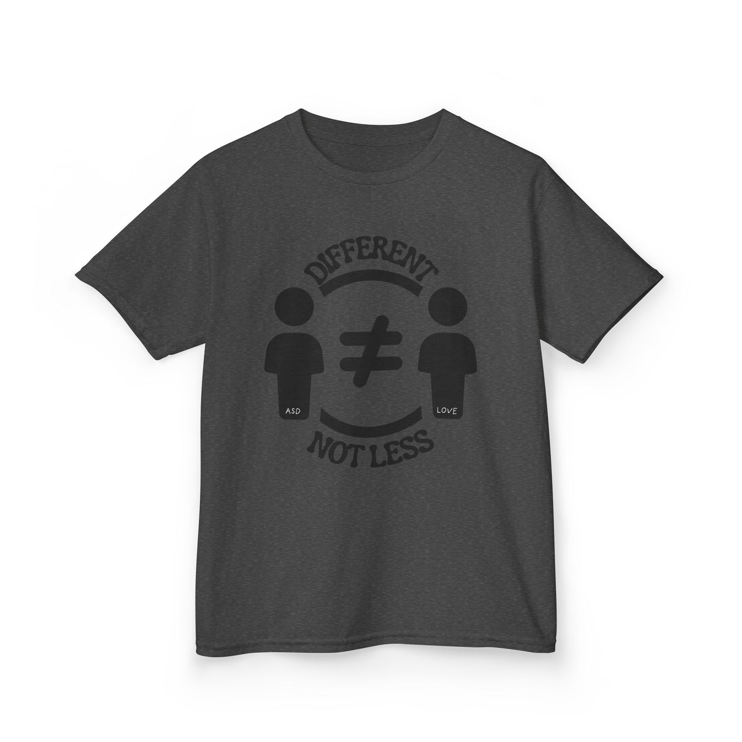 Different Not Less - Equality Autism Awareness kids Tee