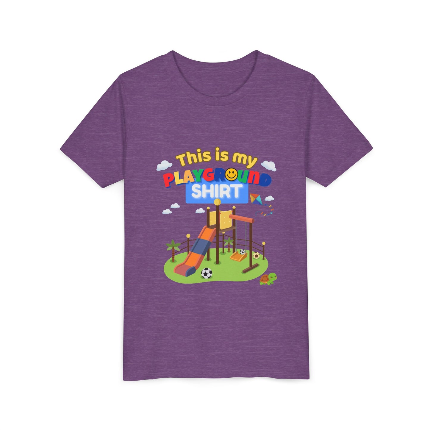 This Is My Playground Shirt Youth Tee | Playground Slide Graphic Shirt
