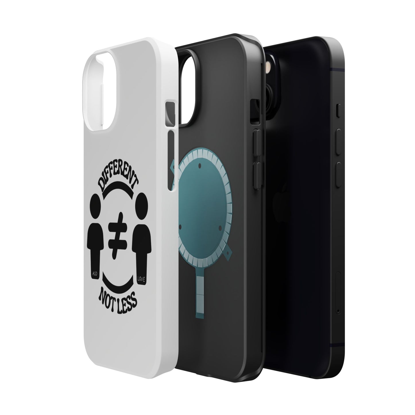 Silhouette Harmony: Different, Not Less - ASD Awareness Phone Case