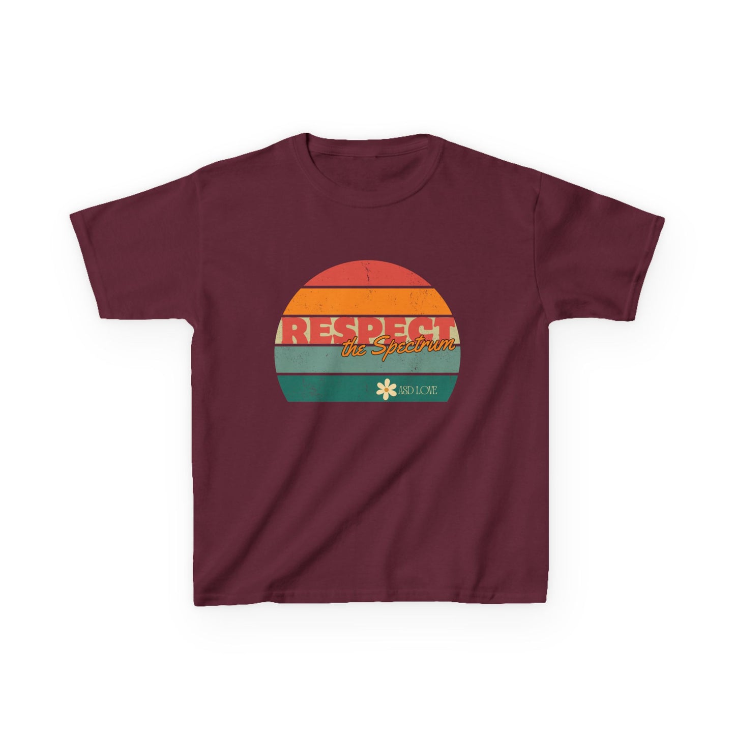 Respect the Spectrum - Rainbow Autism Awarness Kids Tee