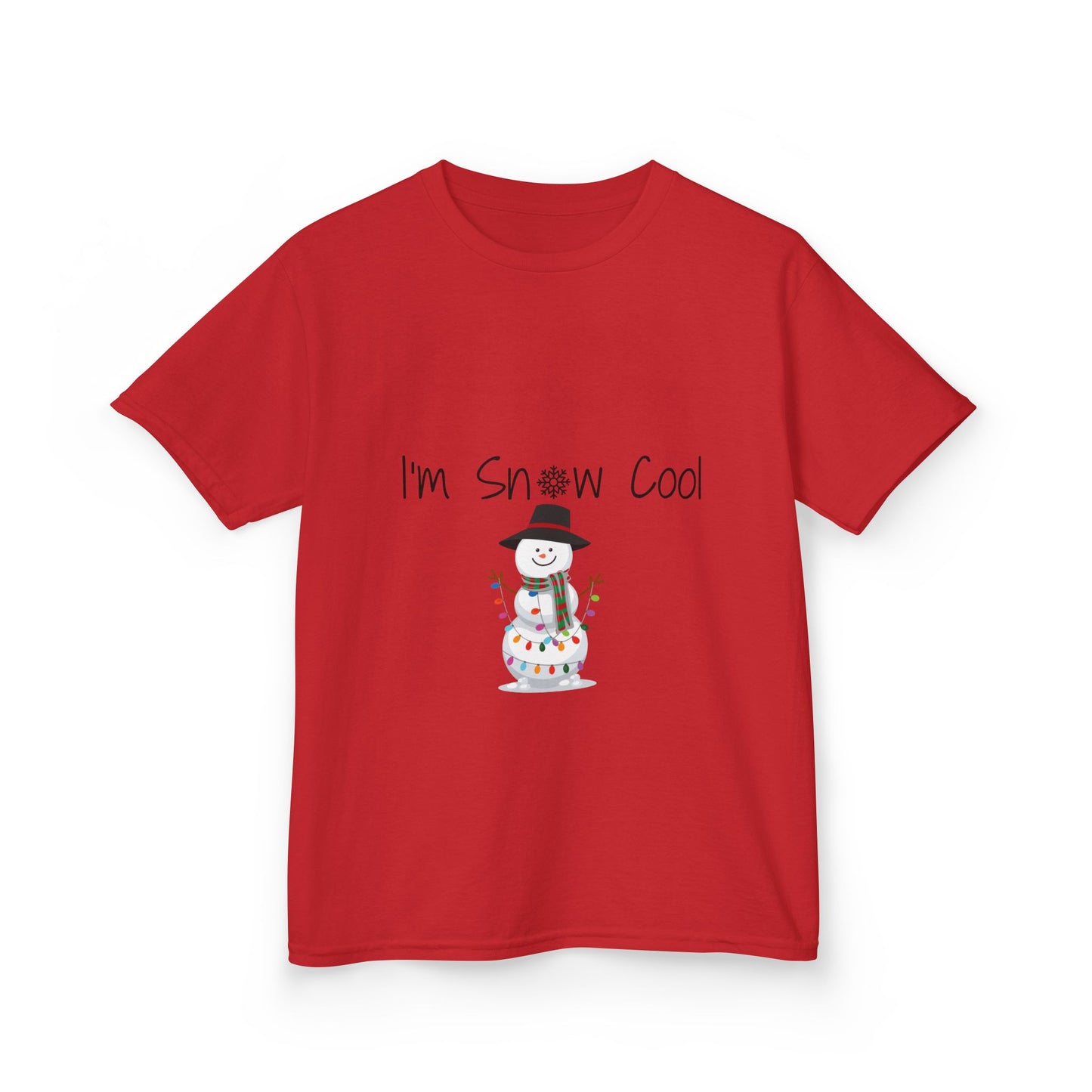 I'm Snow Cool Kids Tee - Fun Holiday Snowman Shirt for Boys and Girls