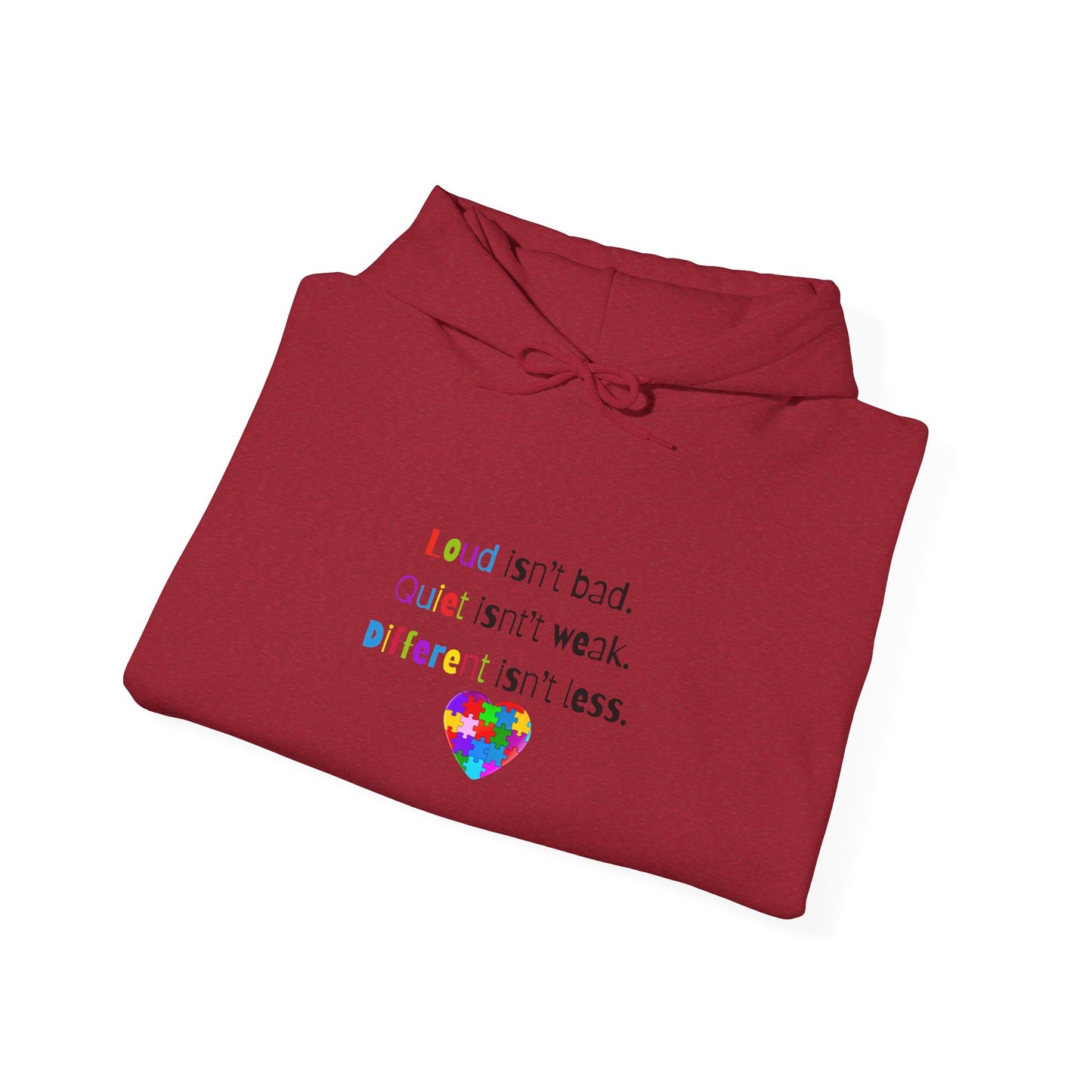 Loud. Quiet. Different - Autism Awareness Hoodie