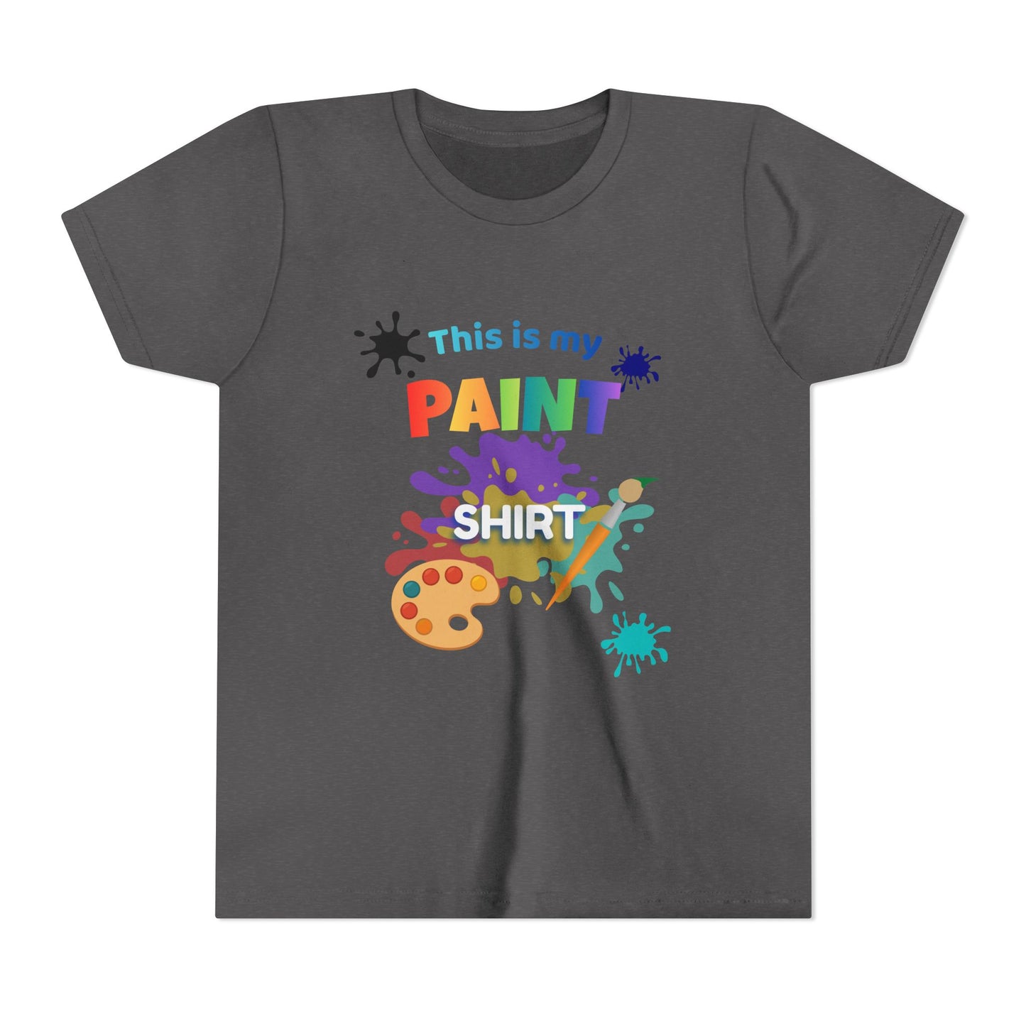 This Is My Paint Shirt Youth Tee SP | Kids Art Palette T-Shirt