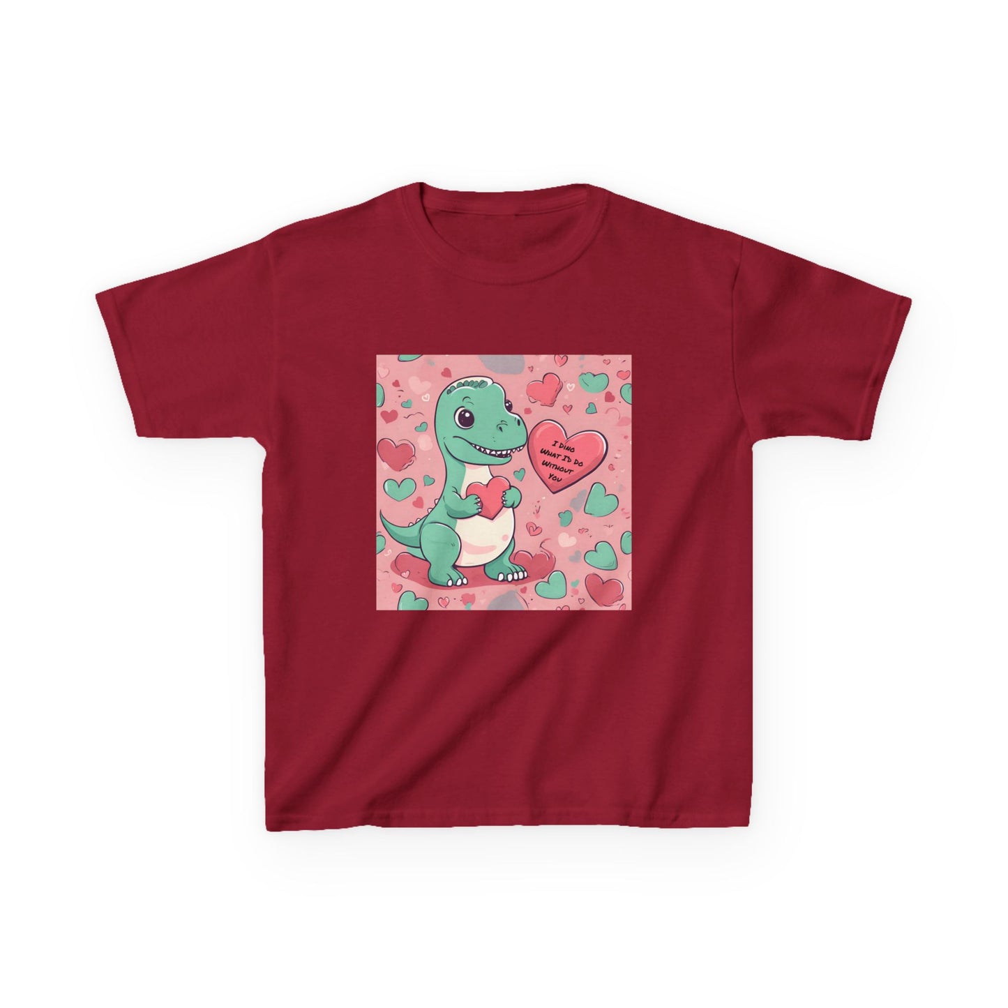 I Dino What I'd Do Without You - Baby Dino Valentine's Kids tee